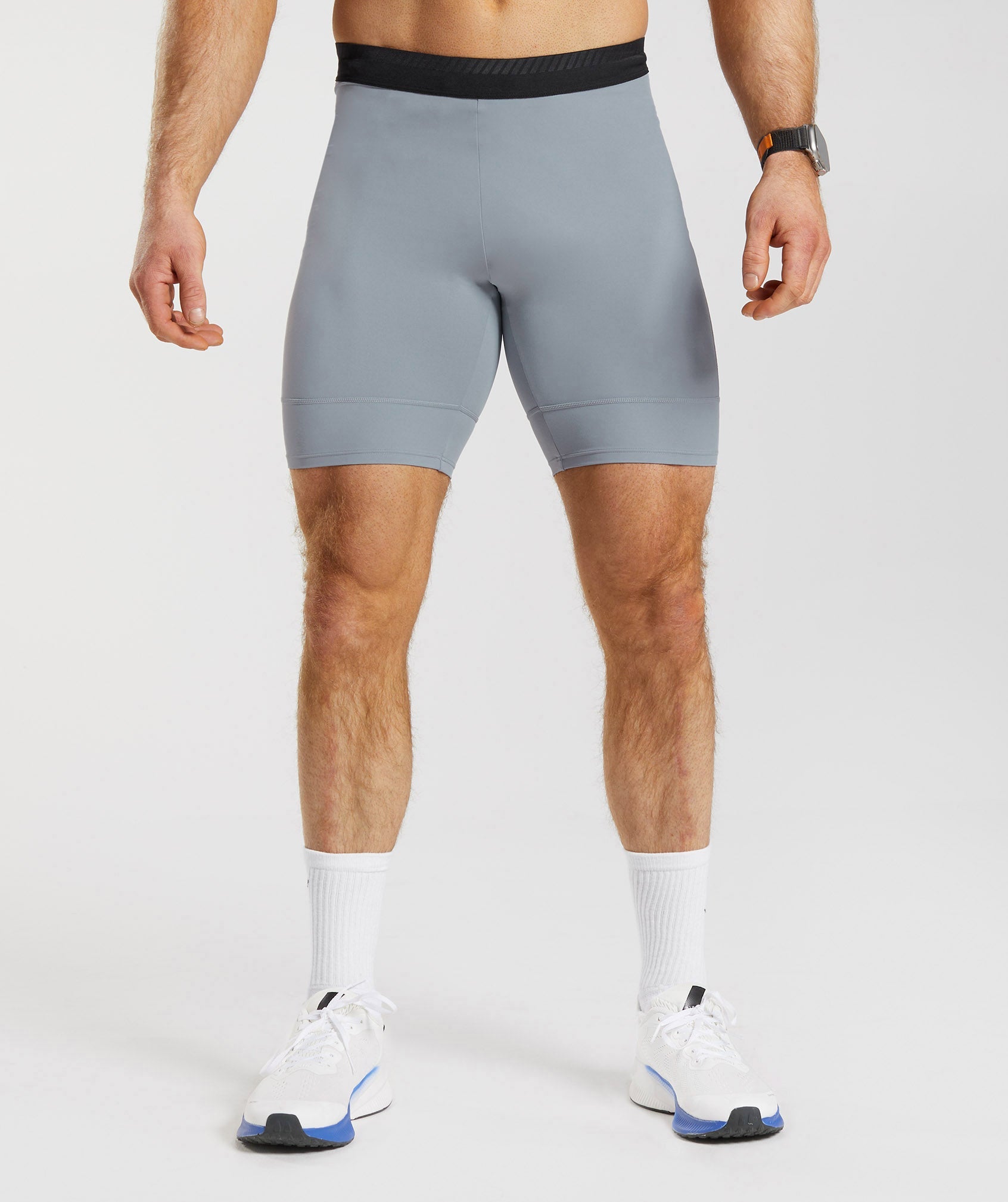 Apex Run Half Tight in Drift Grey