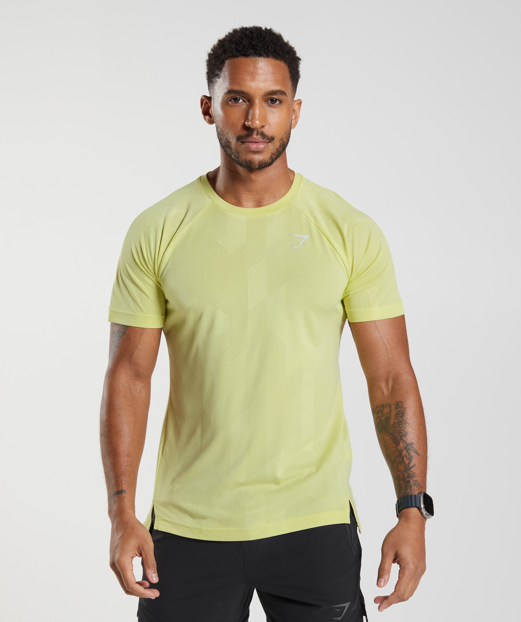 Apex T-Shirt in Firefly Green/White