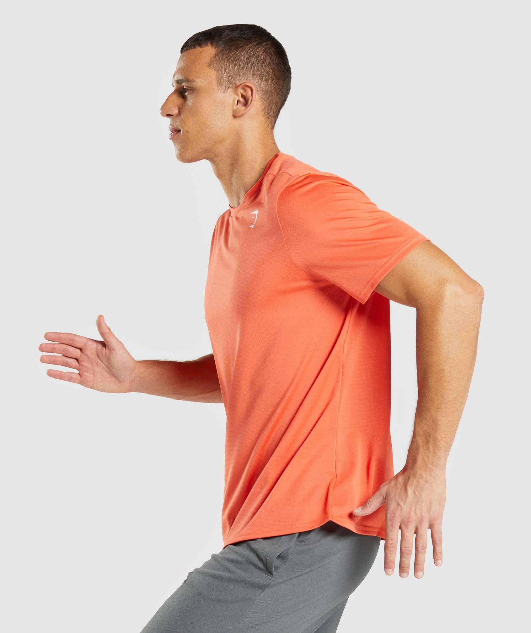 Arrival Regular Fit T-Shirt in Papaya Orange - view 4