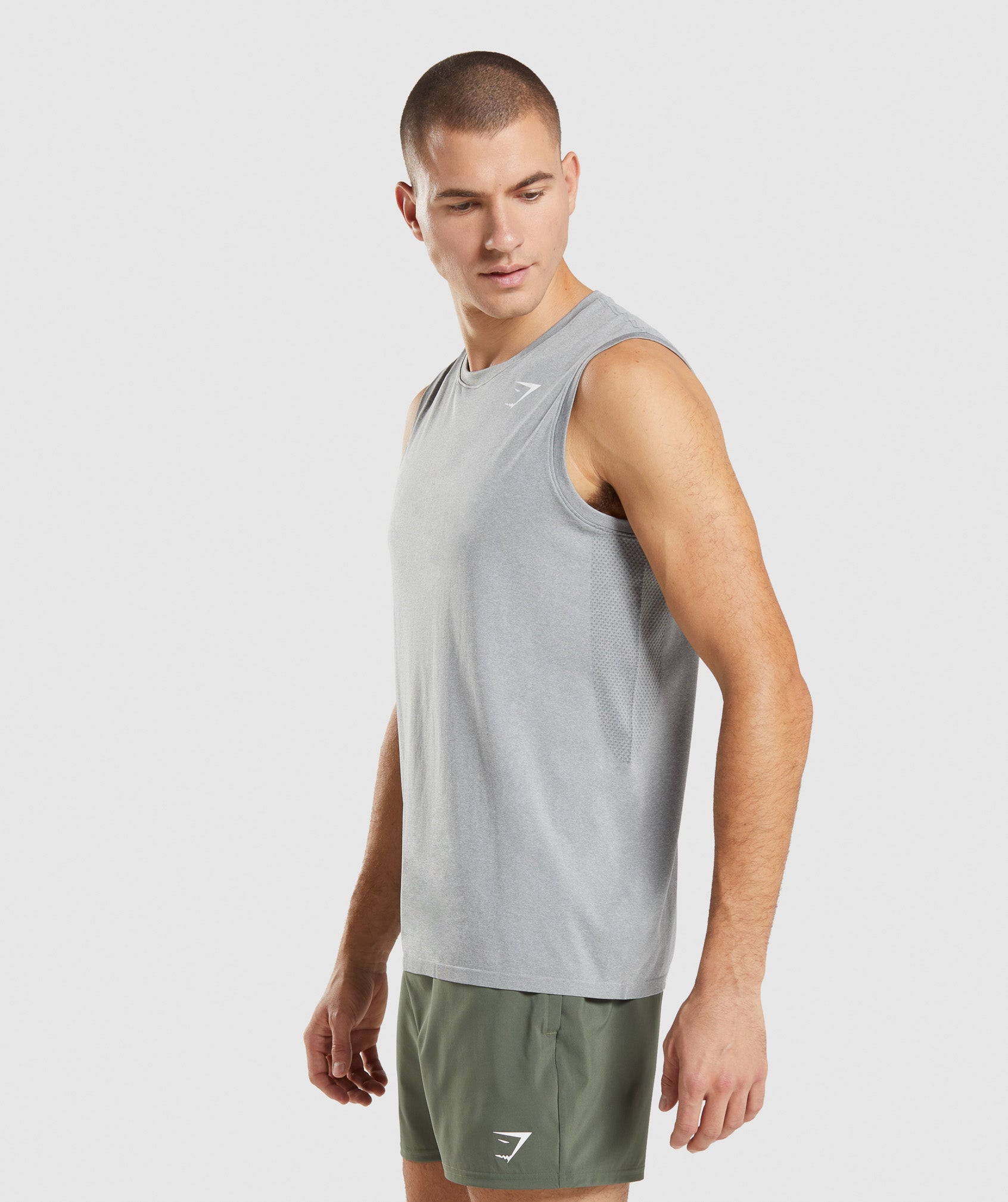 Arrival Seamless Tank in Grey - view 3