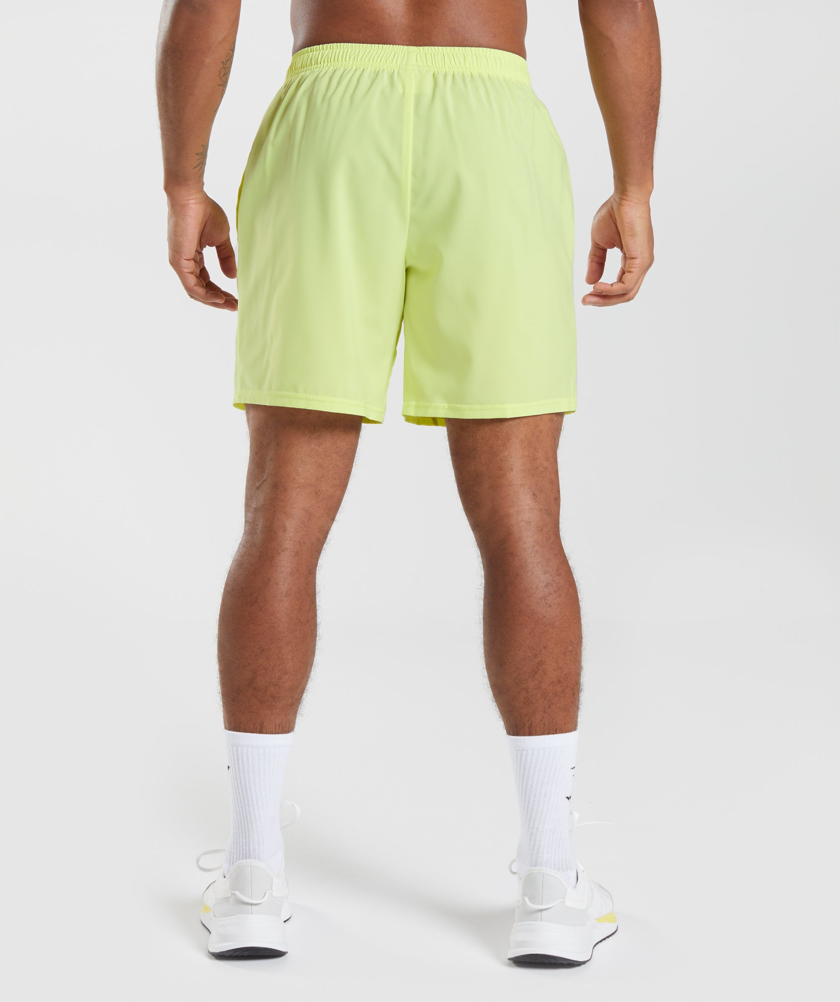 Arrival 7" Shorts in Firefly Green