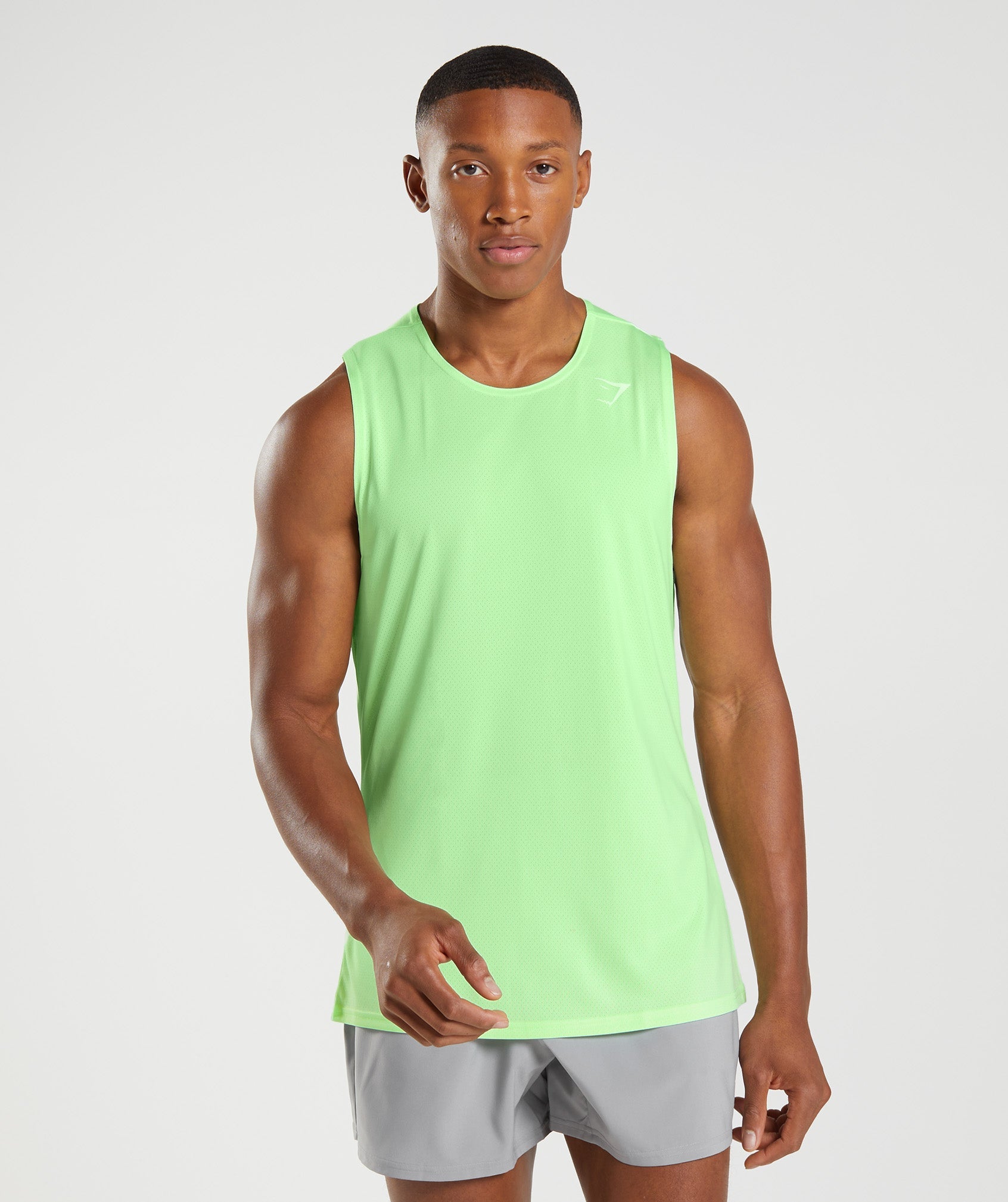 Arrival Tank in Fluo Mint - view 1