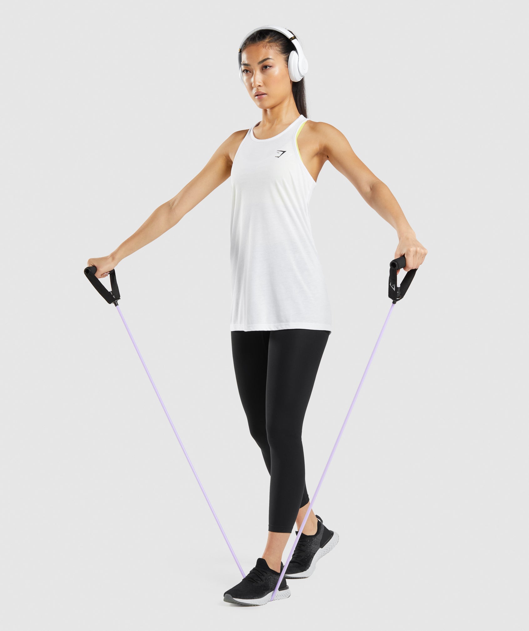Training Oversized Vest in White - view 4
