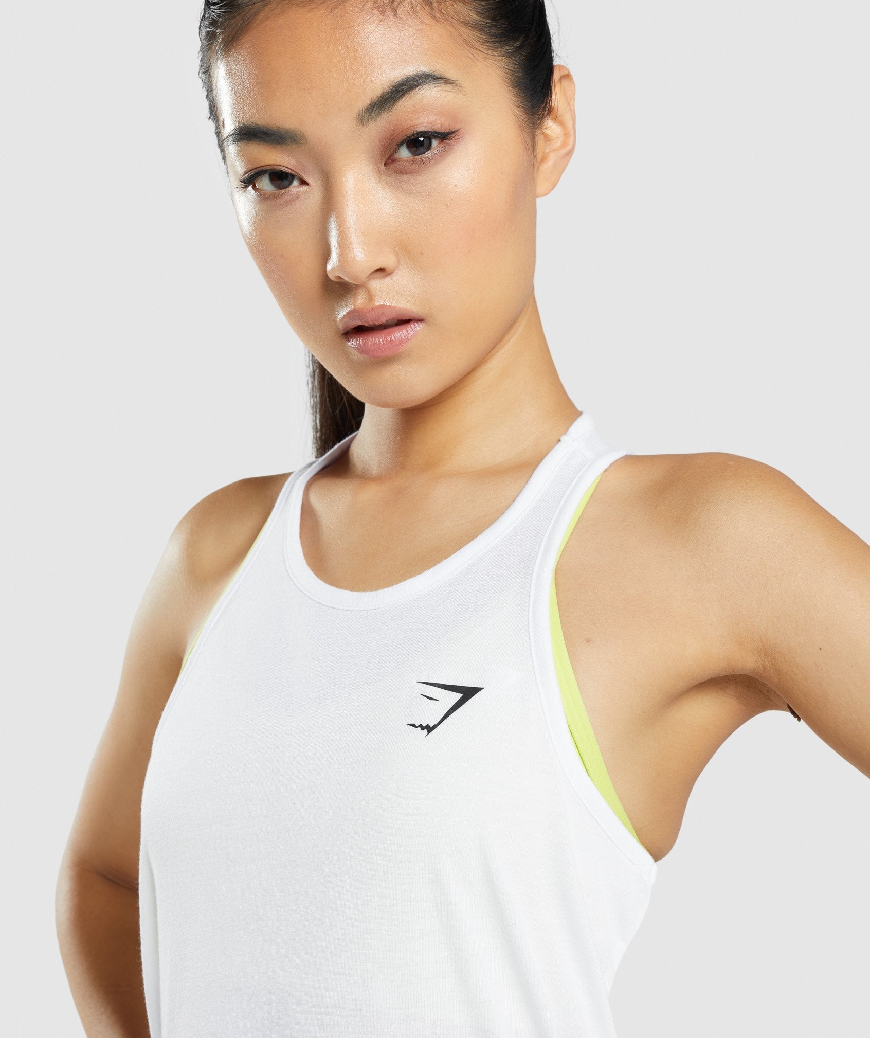 Training Oversized Vest in White - view 5