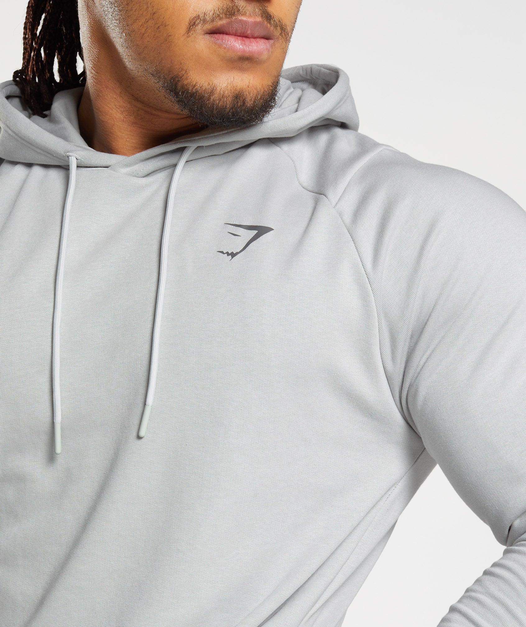 Bold Hoodie in Light Grey