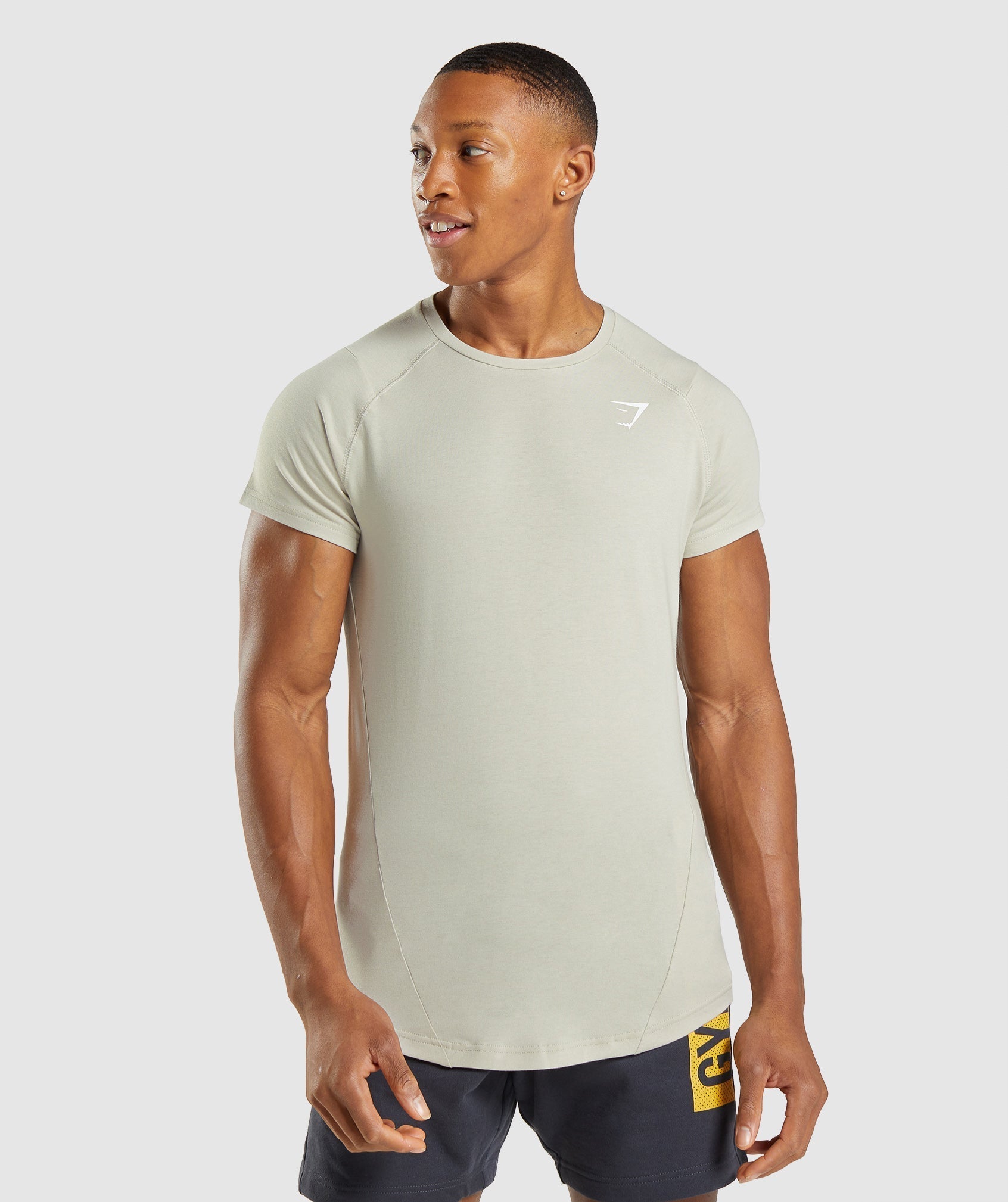 Bold T-Shirt in Pebble Grey