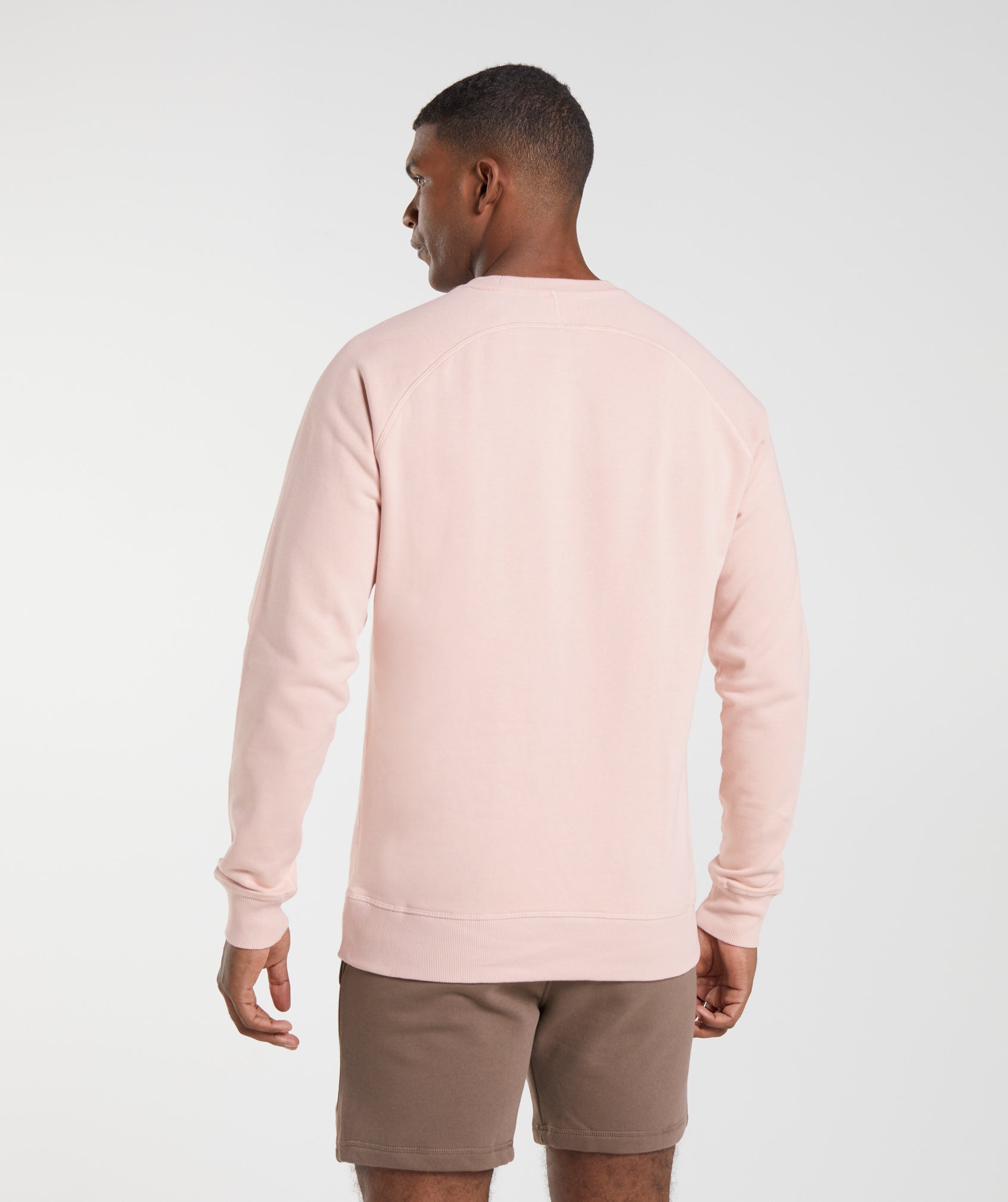 Crest Sweatshirt in Misty Pink - view 2