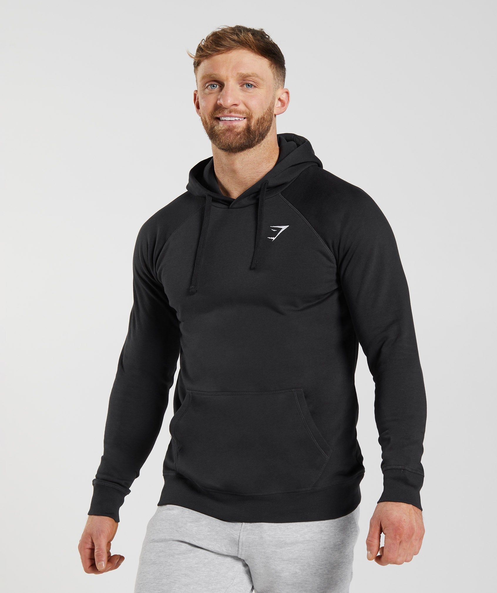 Gymshark Crest Sweatshirt - Black