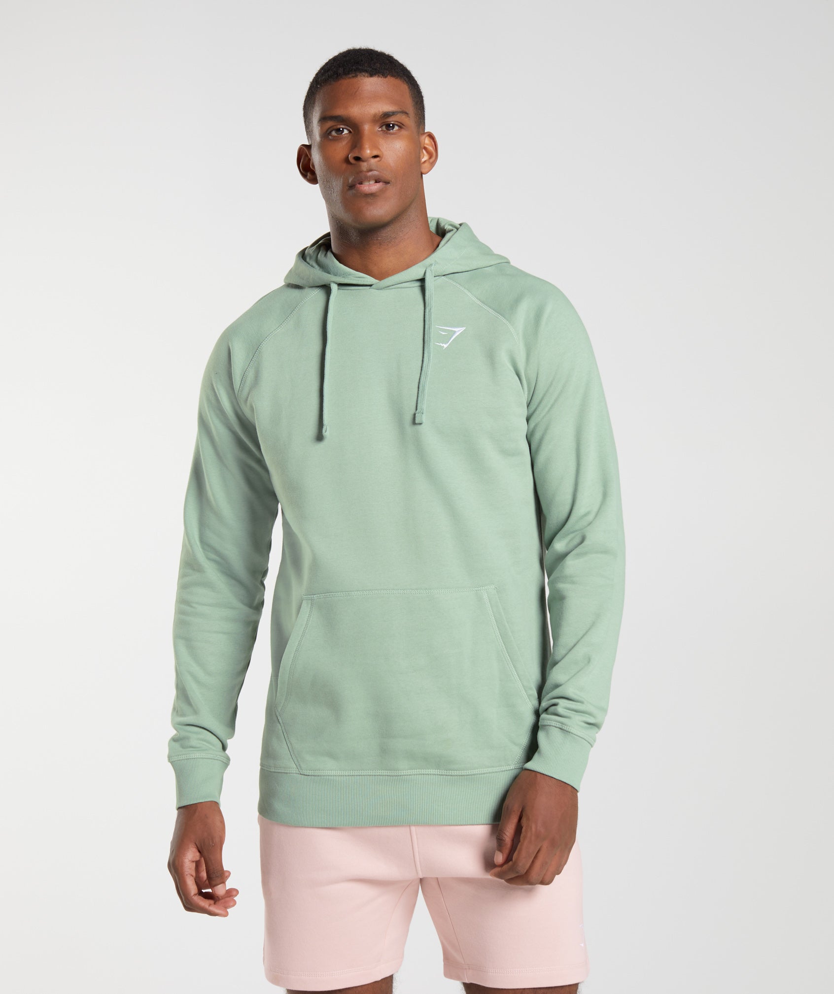 Crest Hoodie in Desert Sage Green