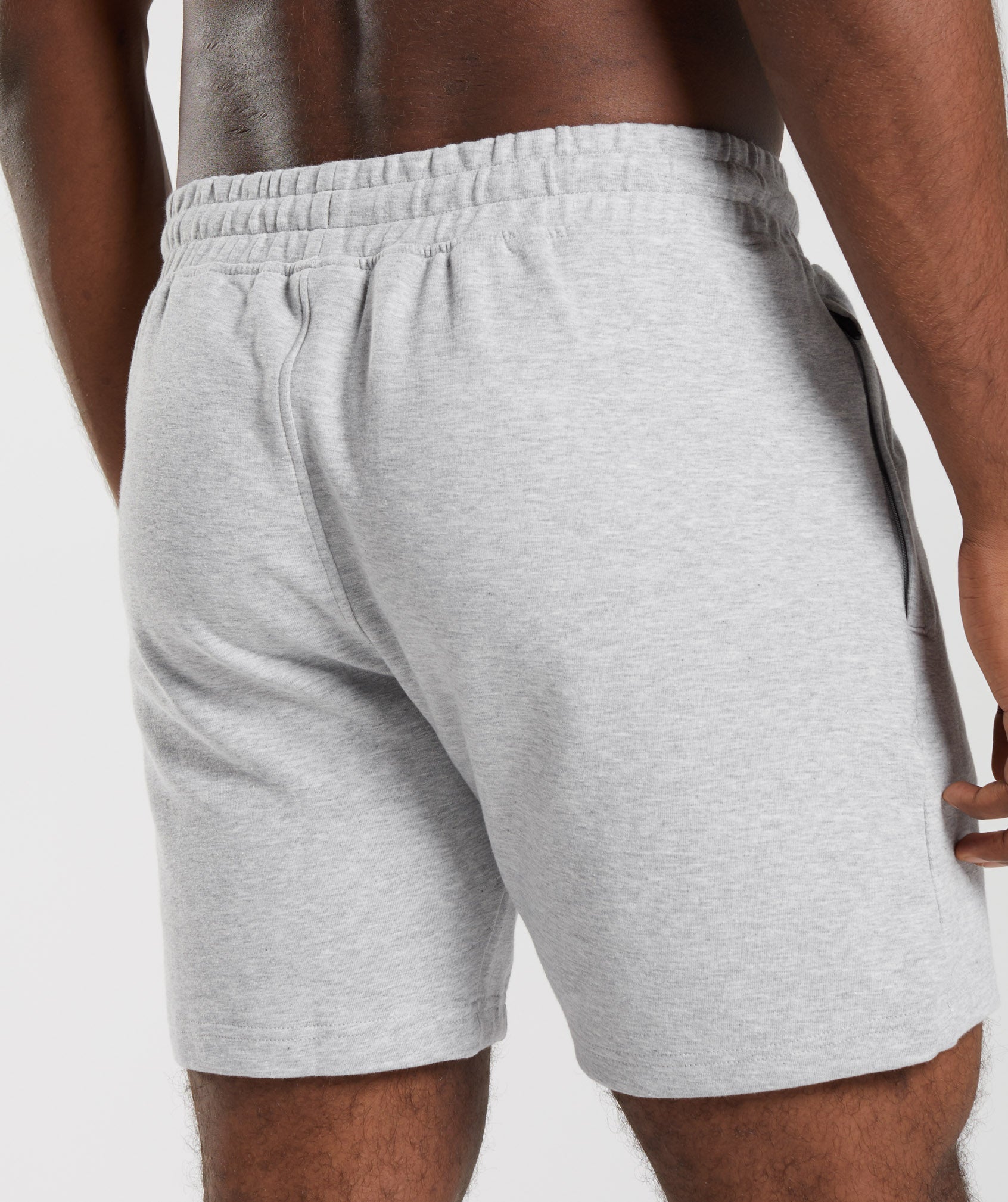 React 7" Shorts in Light Grey Core Marl