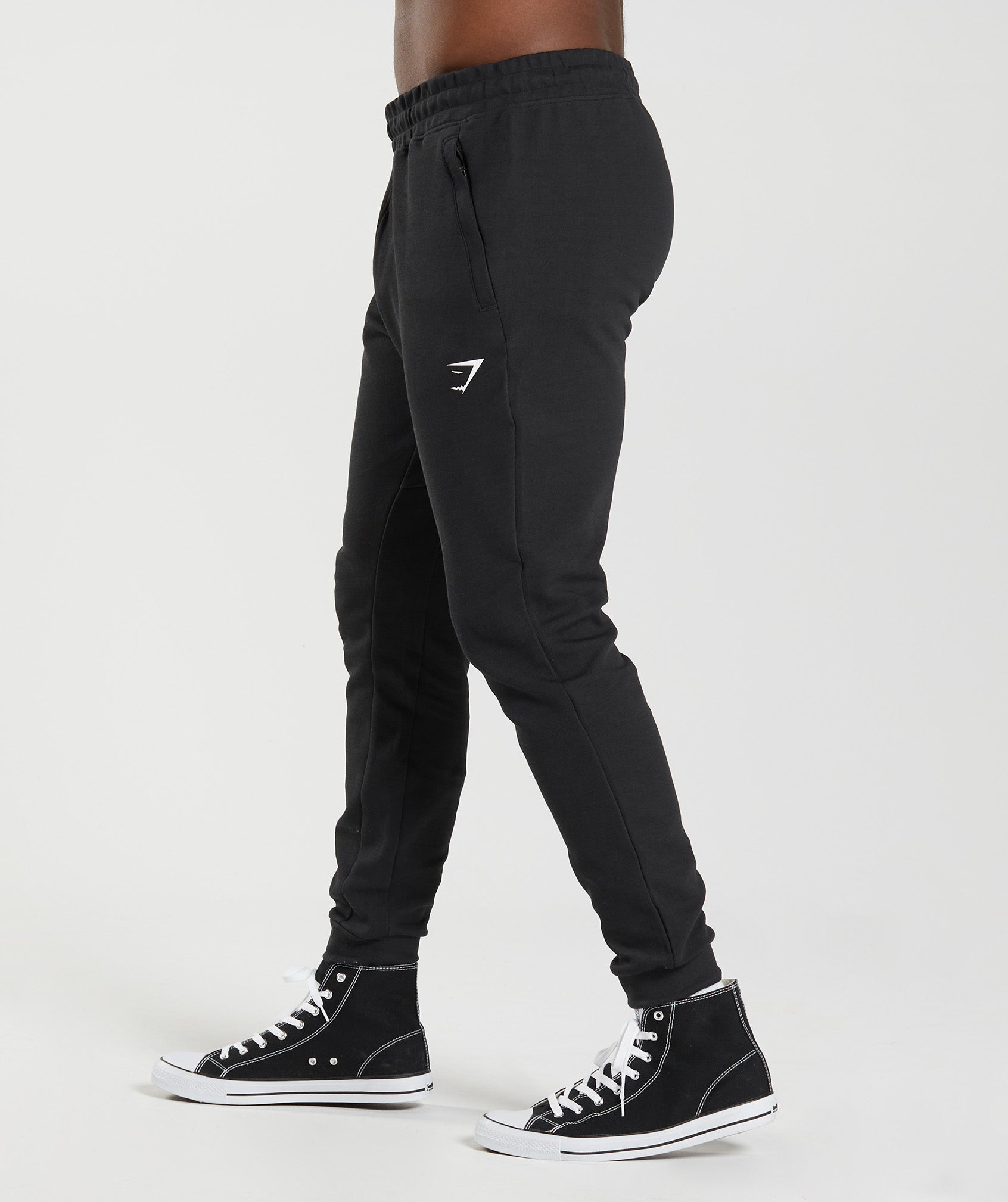 React Joggers in Black