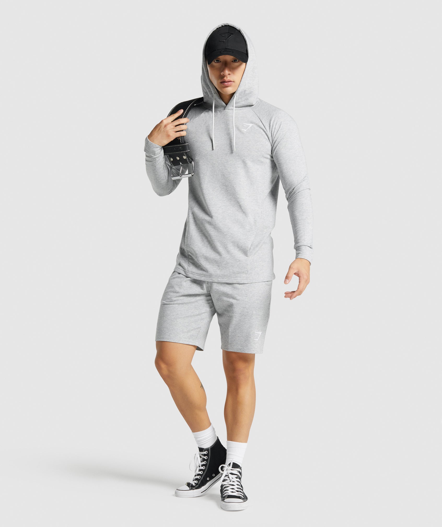 Critical 2.0 Hoodie in Light Grey Marl - view 5