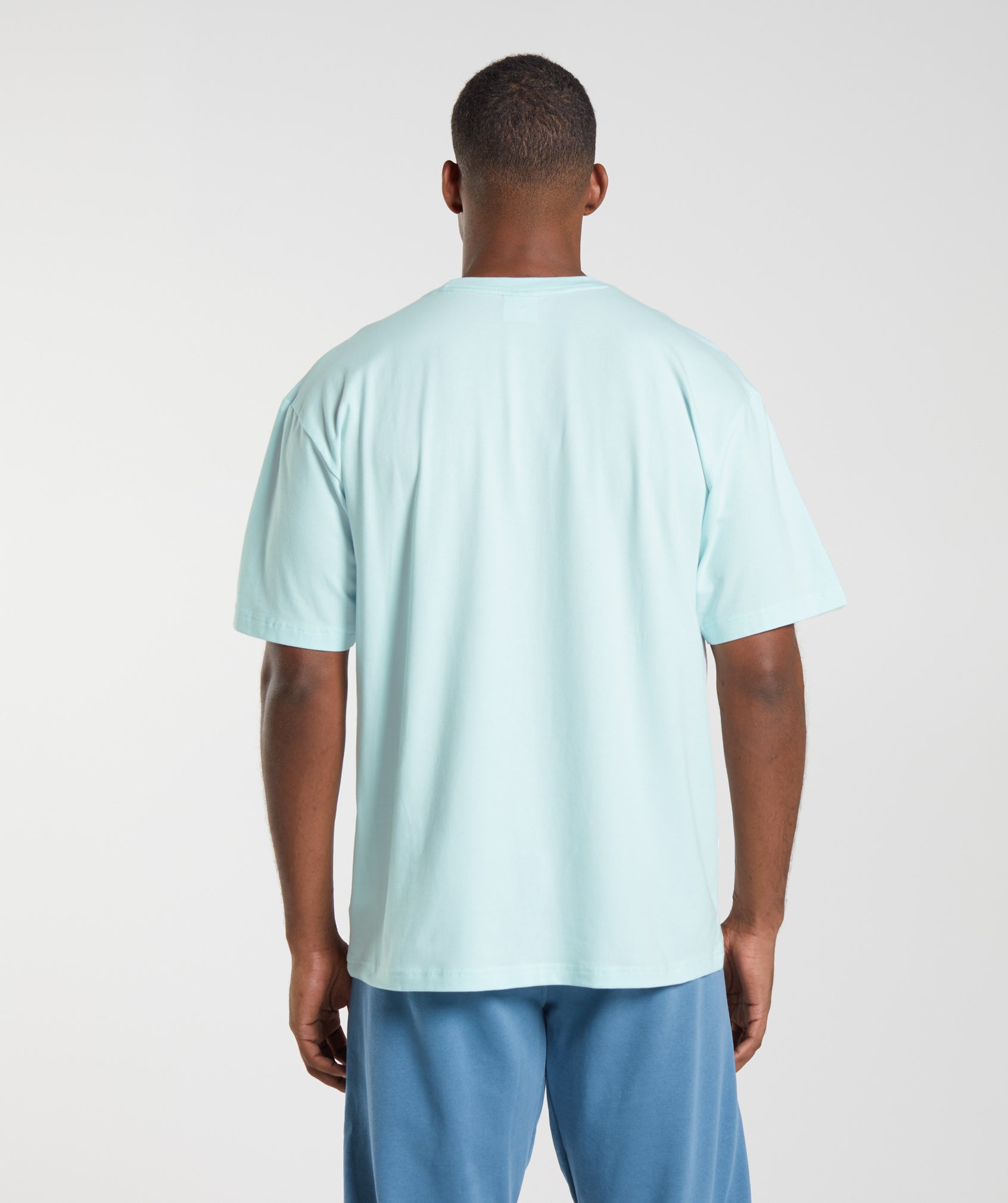 Essential Oversized T-Shirt in Icy Blue
