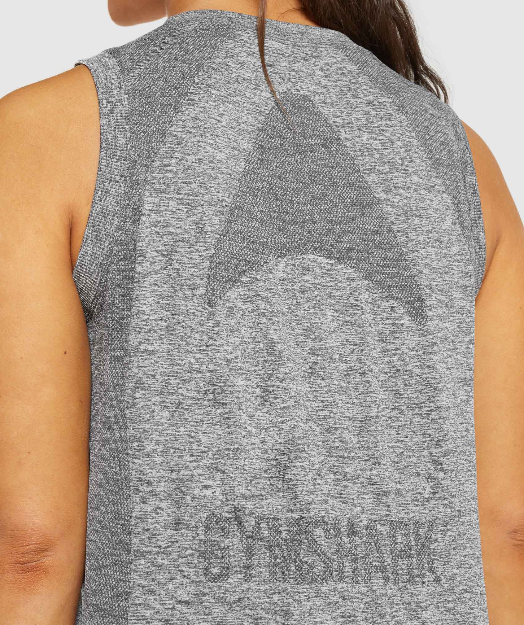 Flex Loose Tank Top in Charcoal Grey Marl - view 6