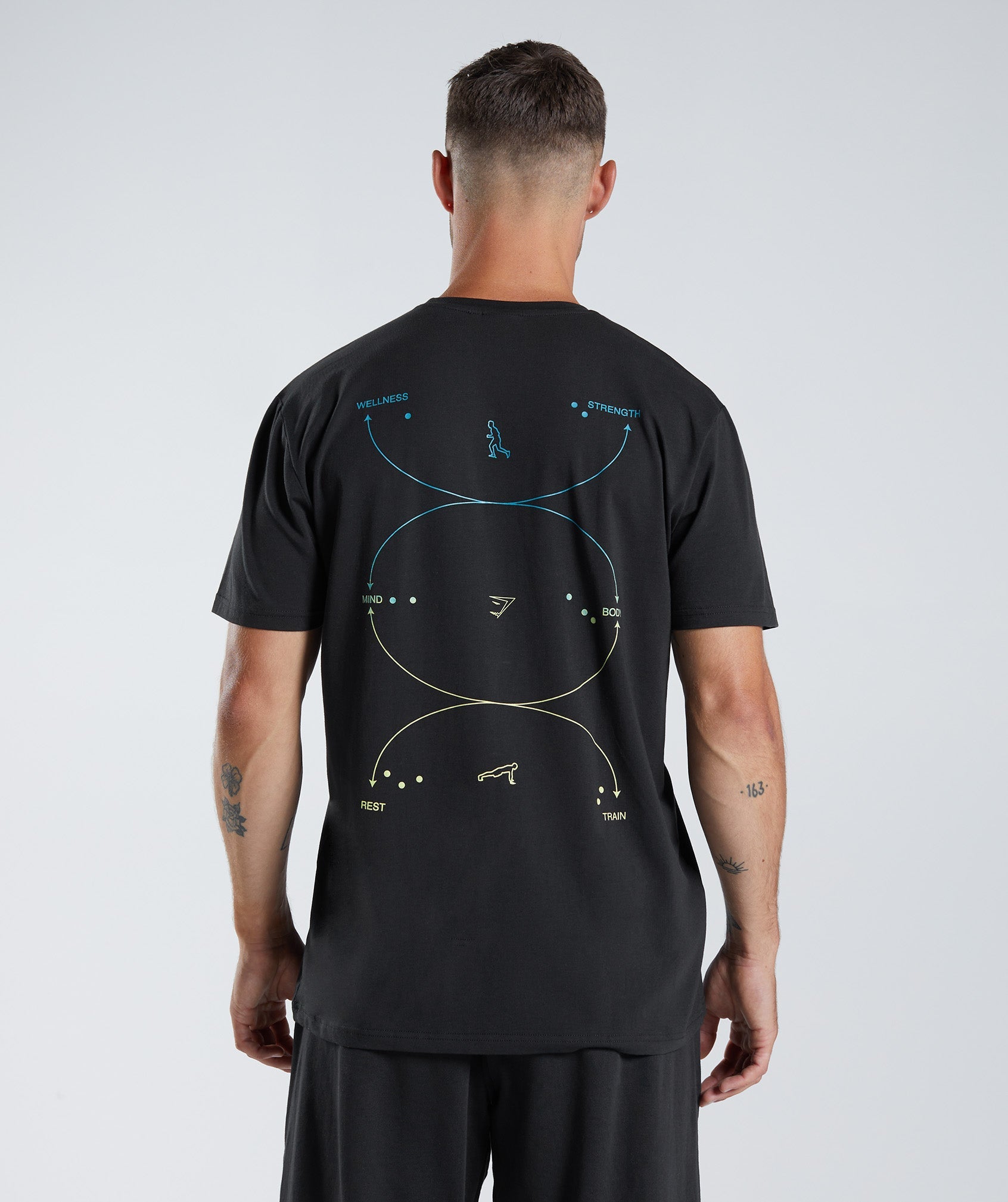 Hybrid Wellness T-Shirt in Black - view 2