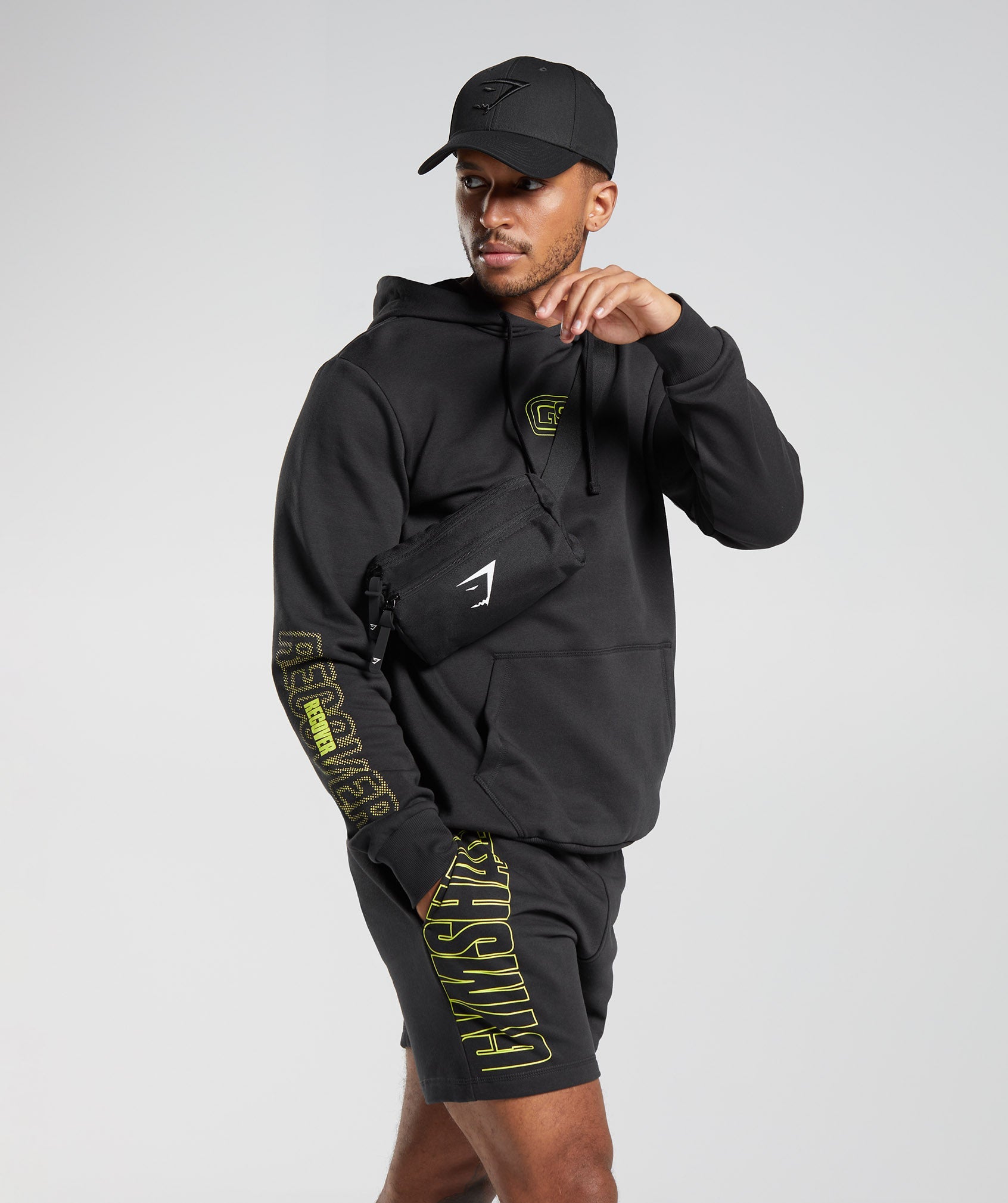 Recovery Graphic Hoodie in Black