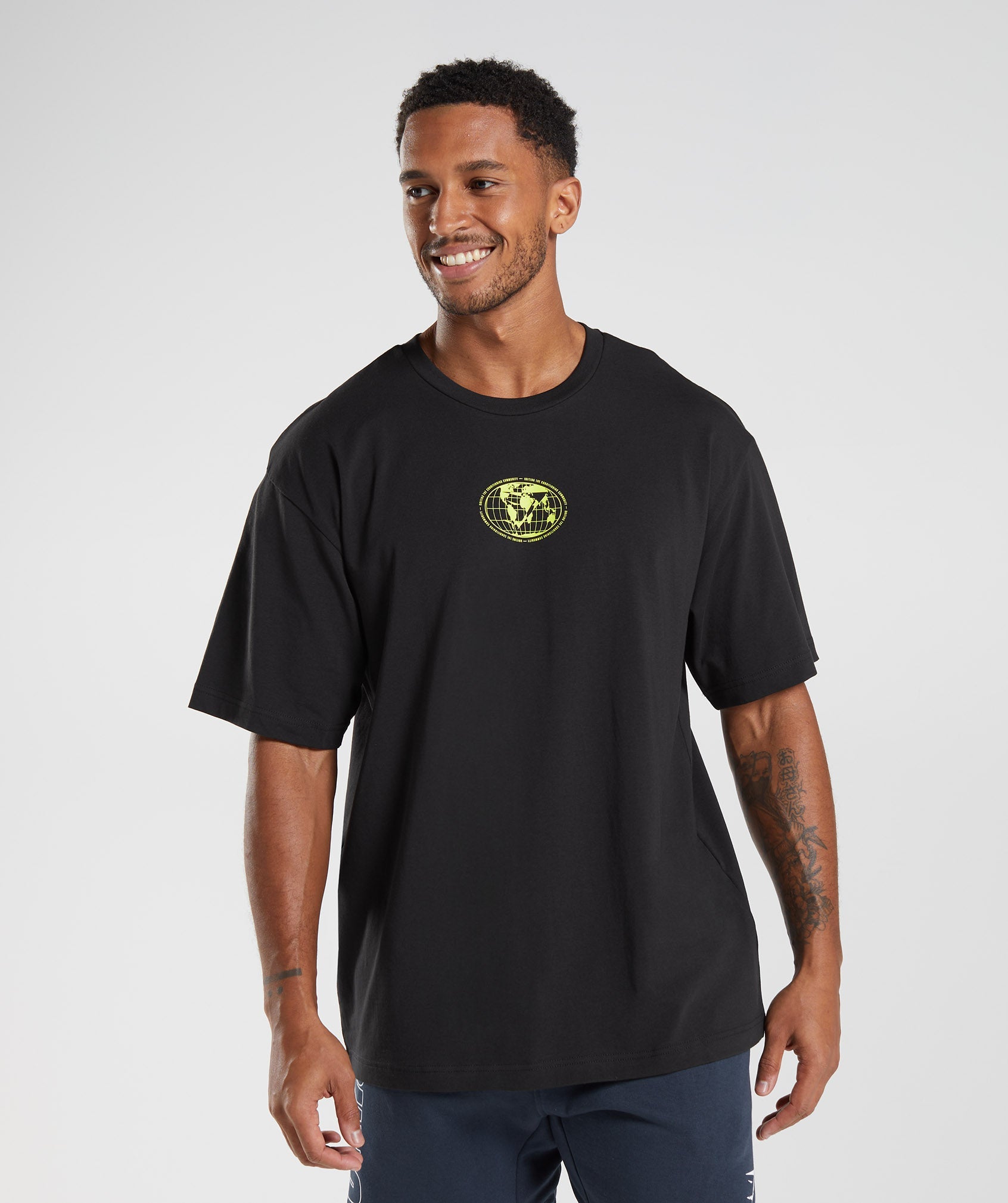 Recovery Graphic T-Shirt in Black