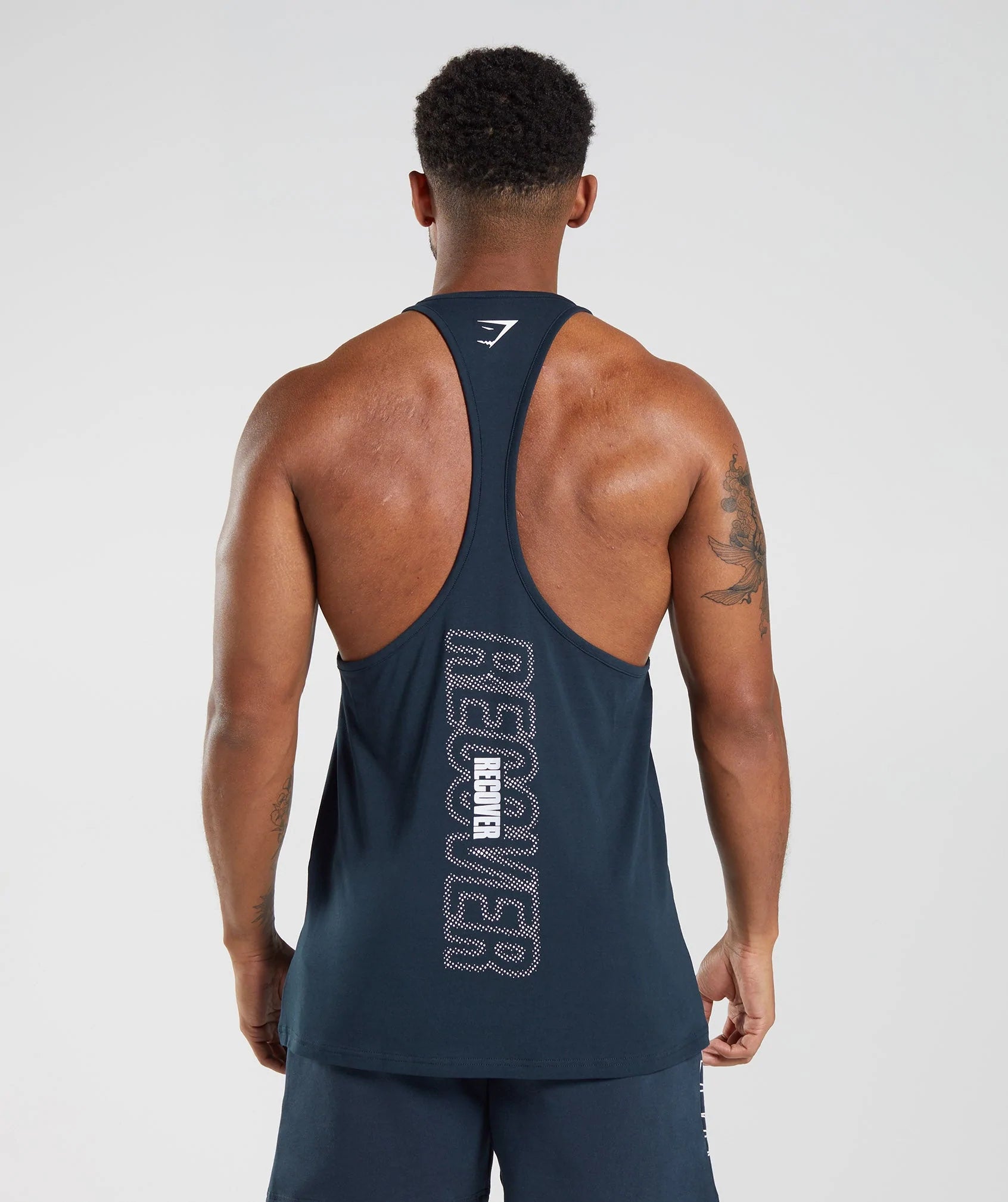 Recovery Graphic Stringer in Navy - view 1