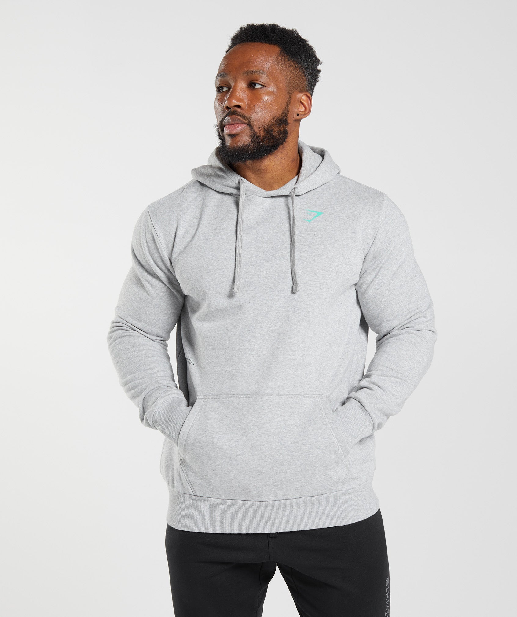 BHM Hoodie in Light Grey Marl