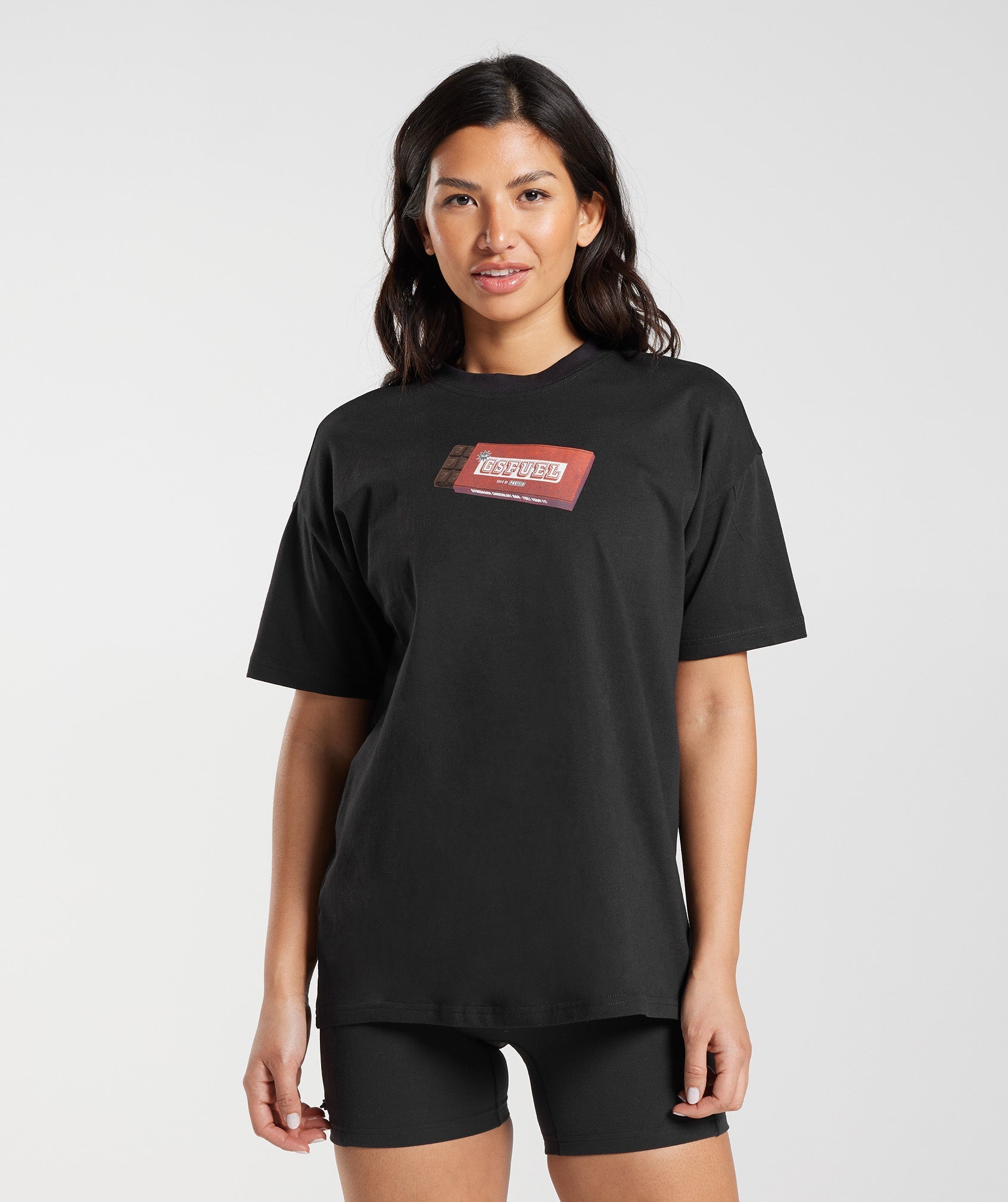 GS Fuel Oversized T-Shirt in Black - view 1