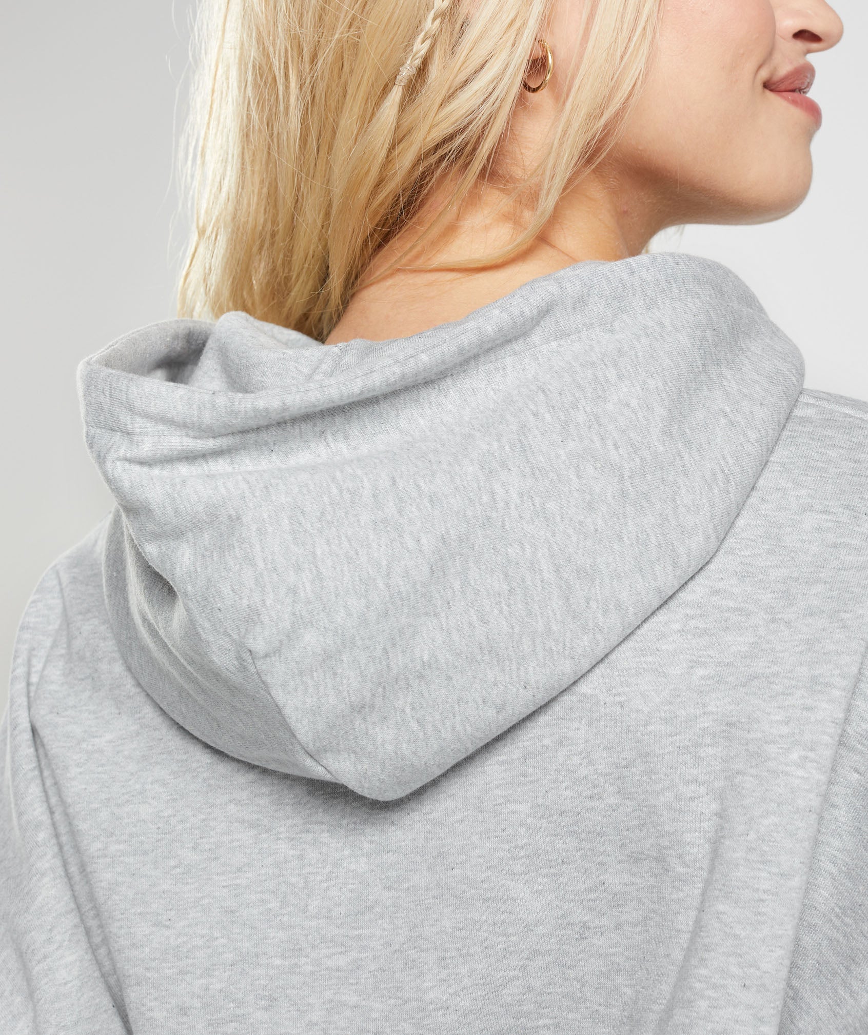 Maxed Out Hoodie in Light Grey Marl