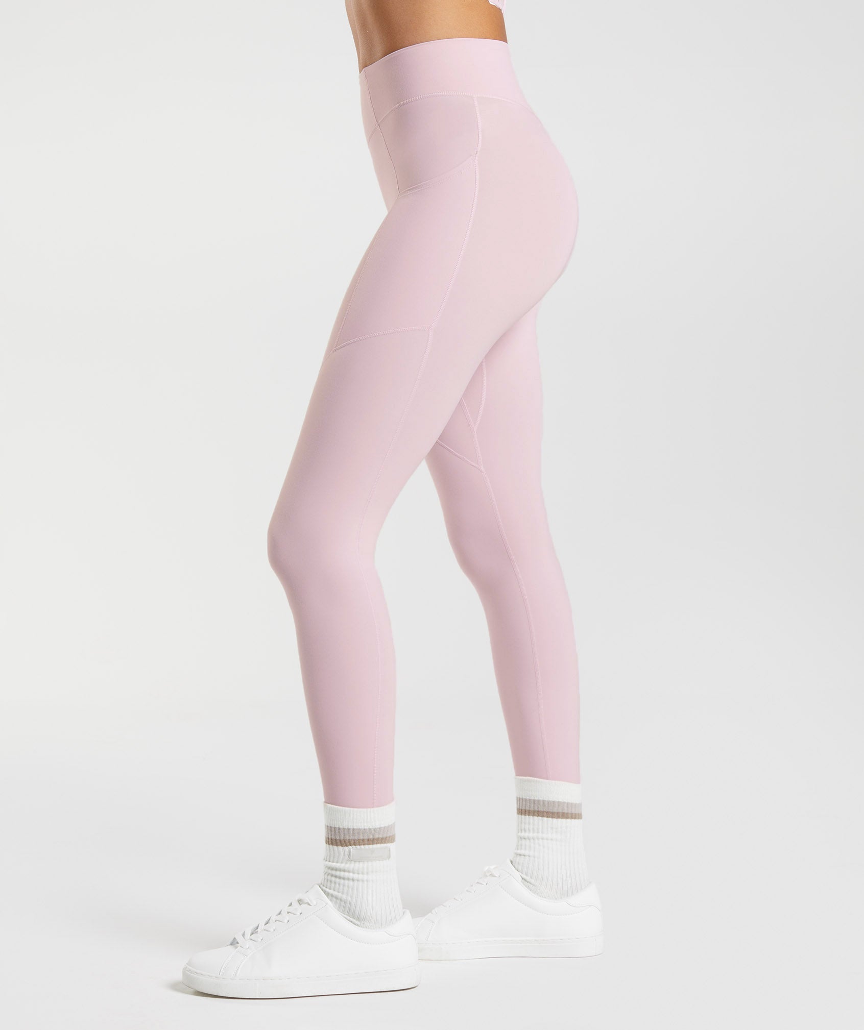 Powder Pink Yoga Leggings – Jellyby