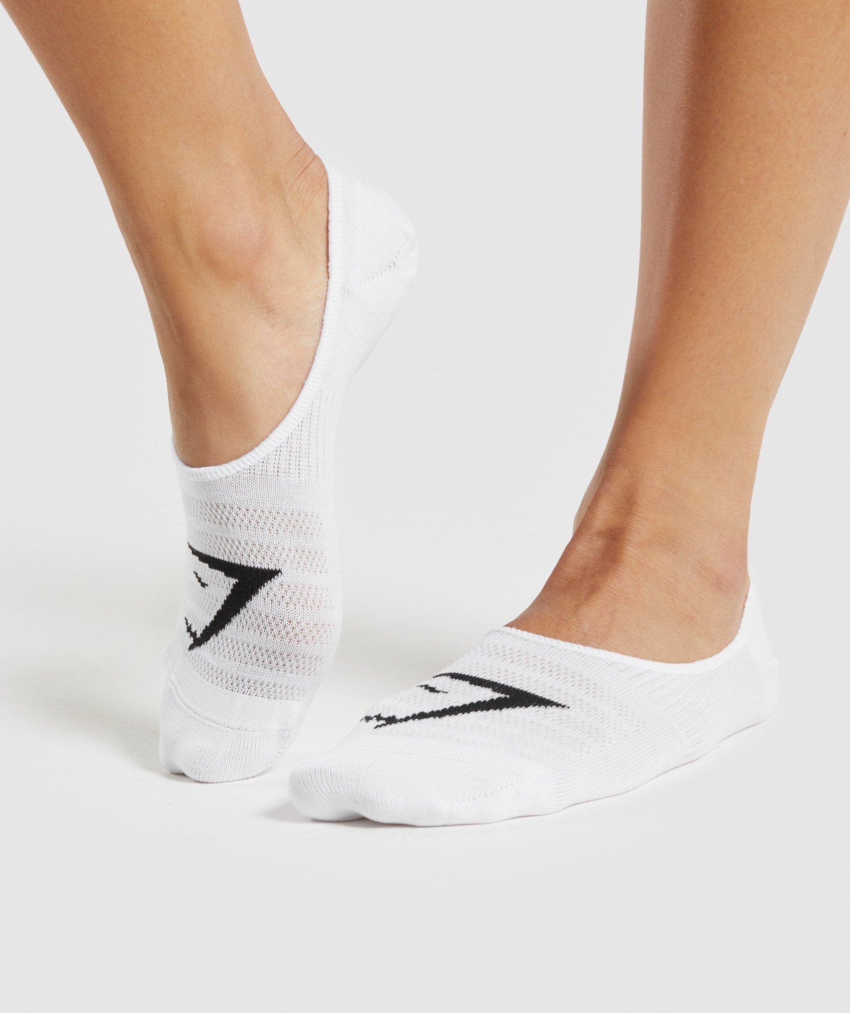 No Show Socks 3pk in White