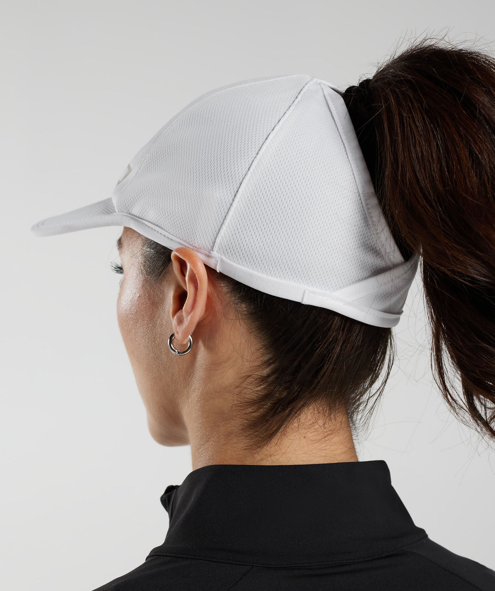 Ponytail Cap in White