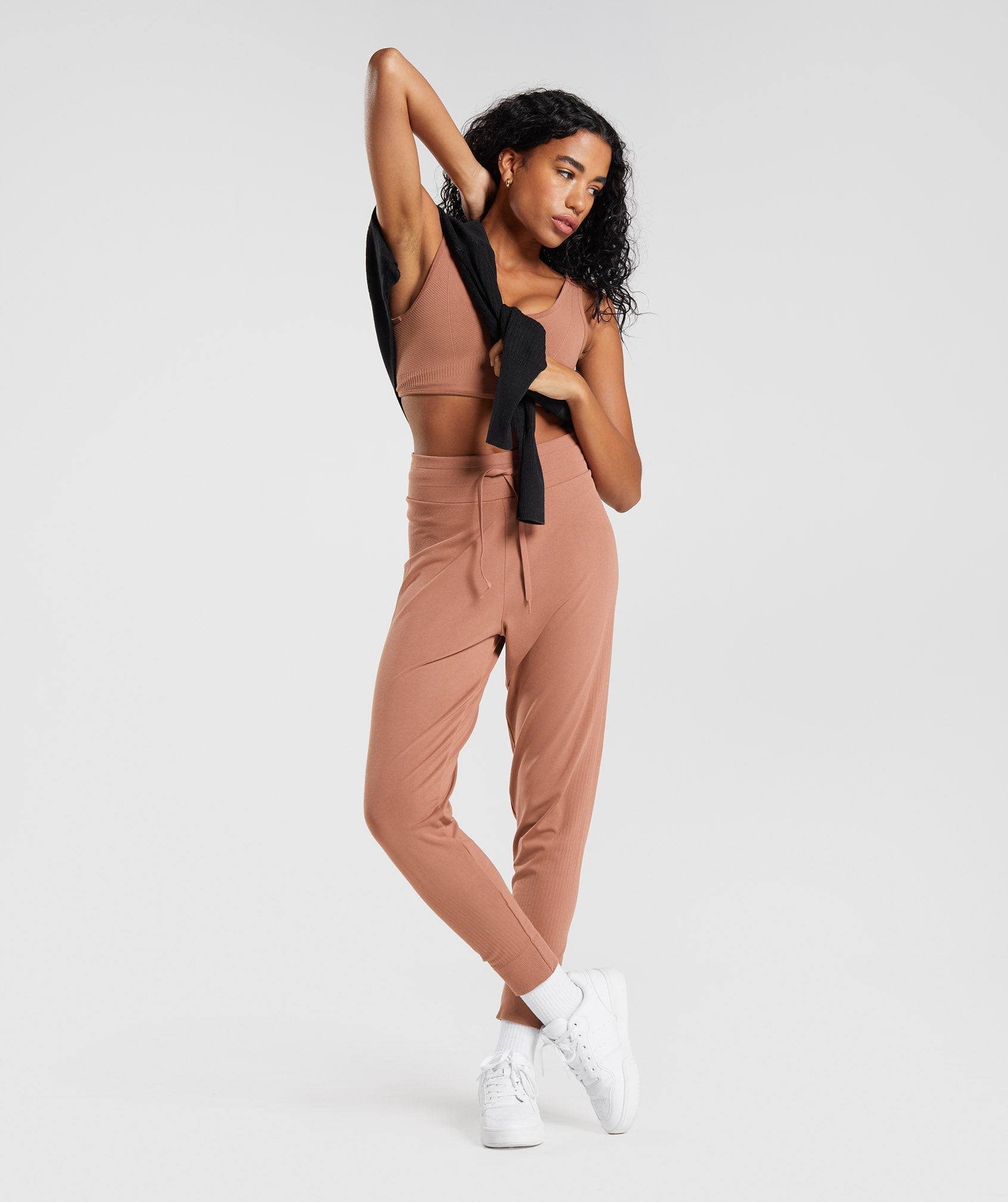 Rest Day Lounge Joggers in Coffee Brown