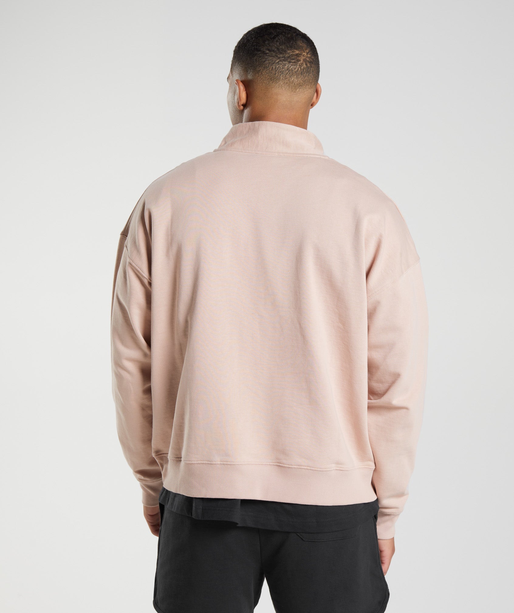 Rest Day Sweats 1/4 Zip in Dusty Taupe