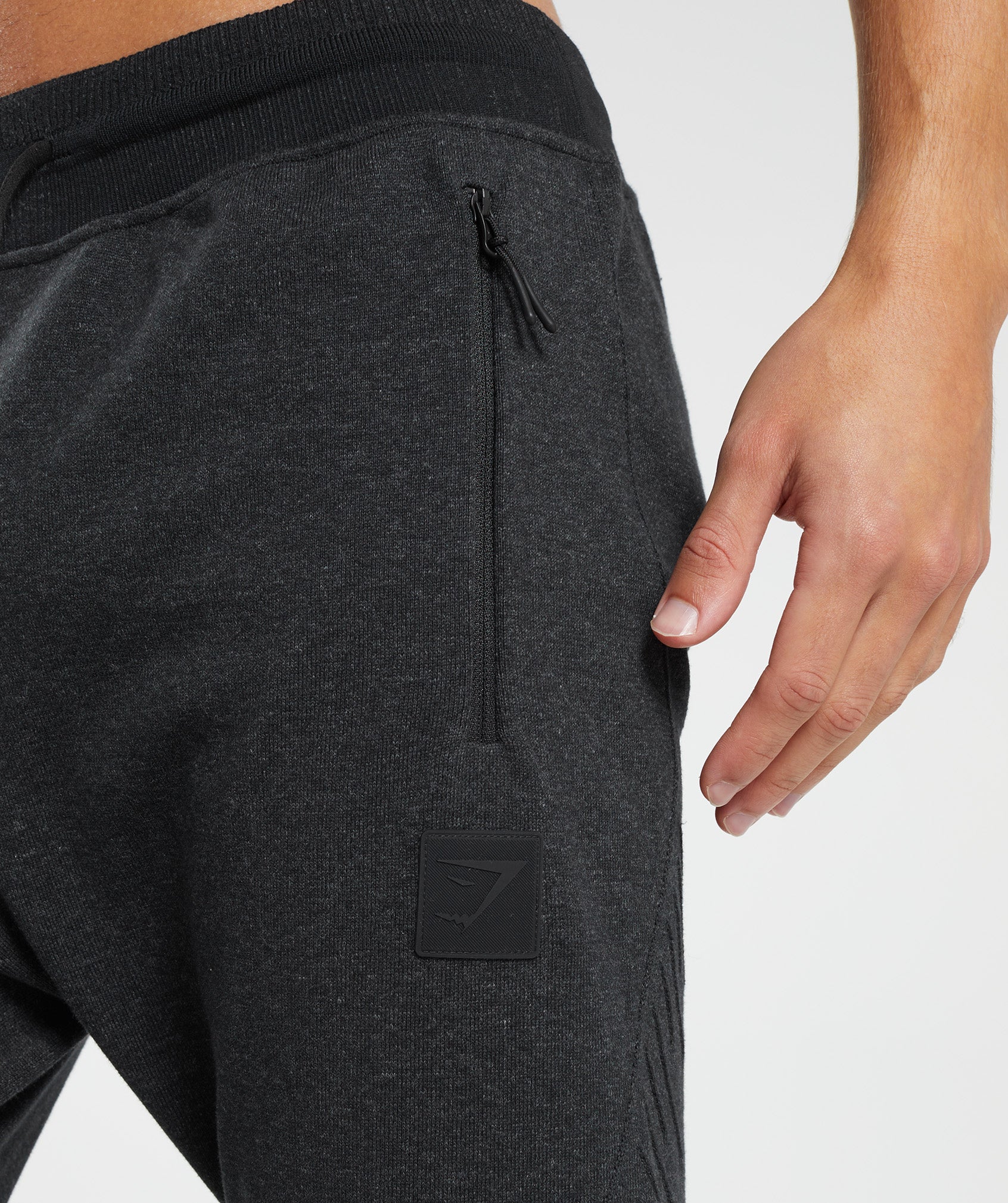 Retake Knit Joggers in Black Marl - view 6