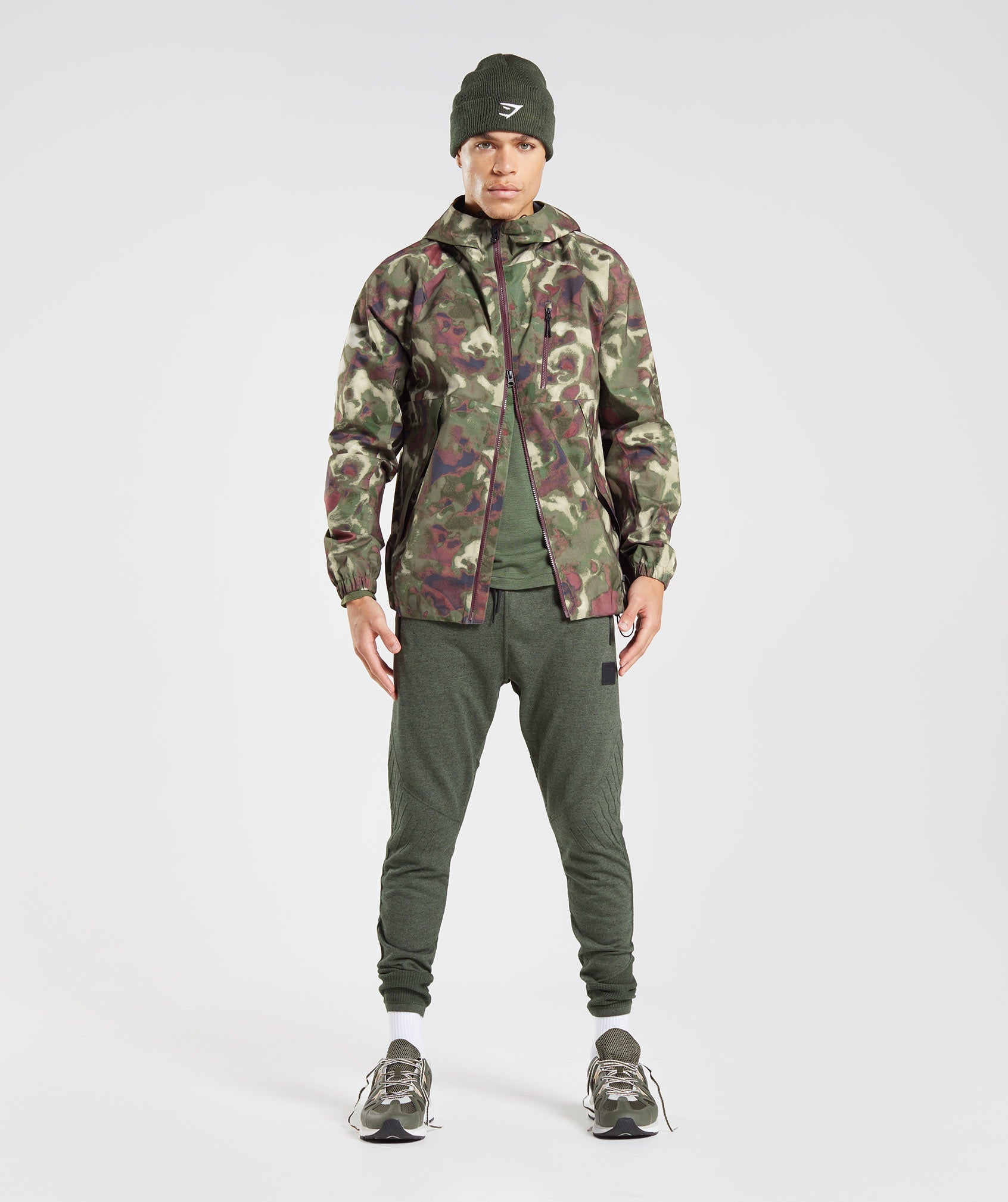 Retake Knit Joggers in Moss Olive Marl