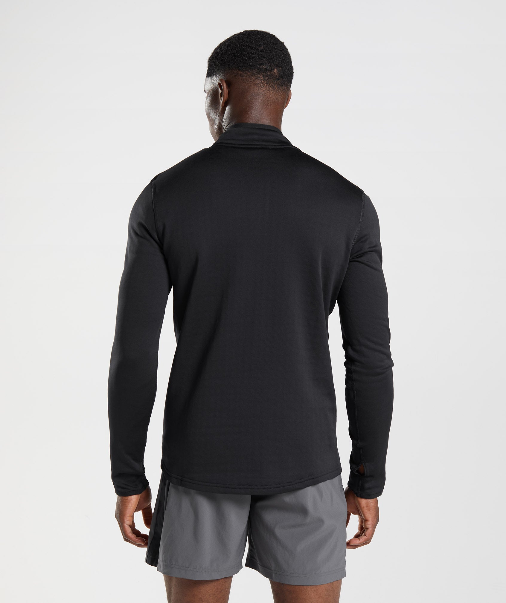 Sport 1/4 Zip in Black - view 2