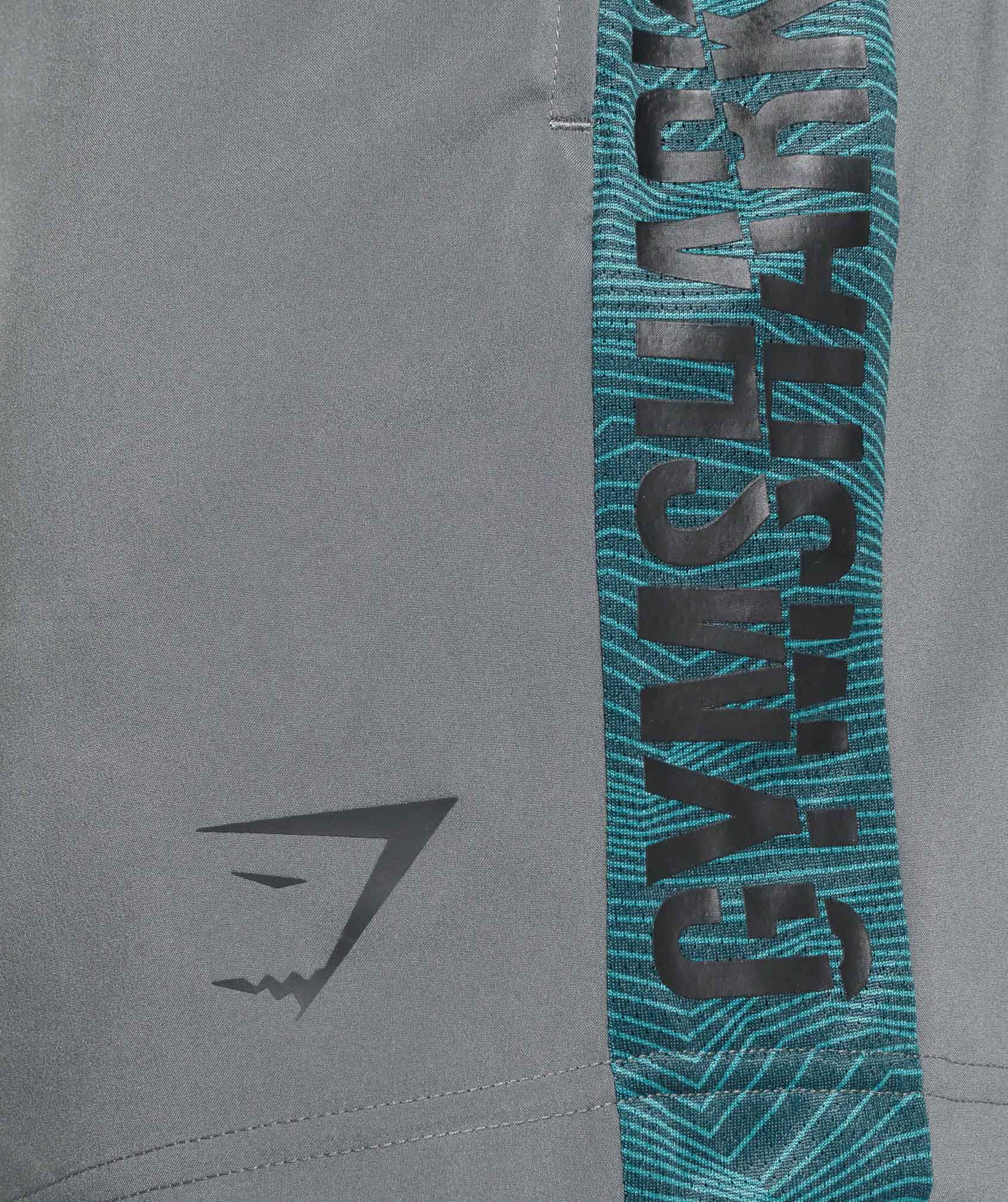 Graphic Sport Shorts in Grey - view 6