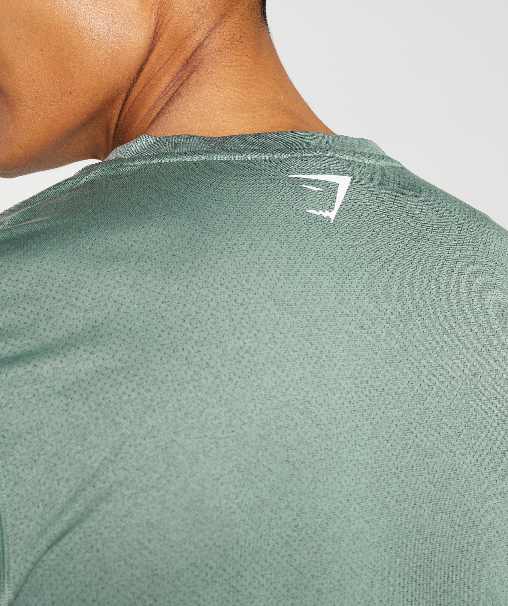 Sport T-Shirt in Willow Green/Black Marl - view 4
