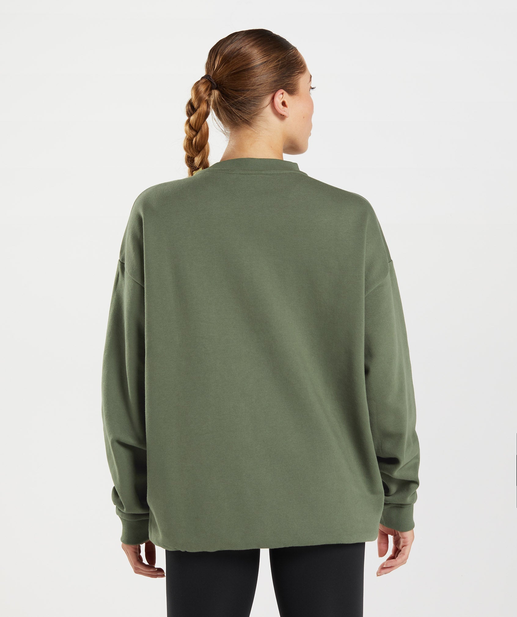 Training Oversized Sweatshirt in Core Olive