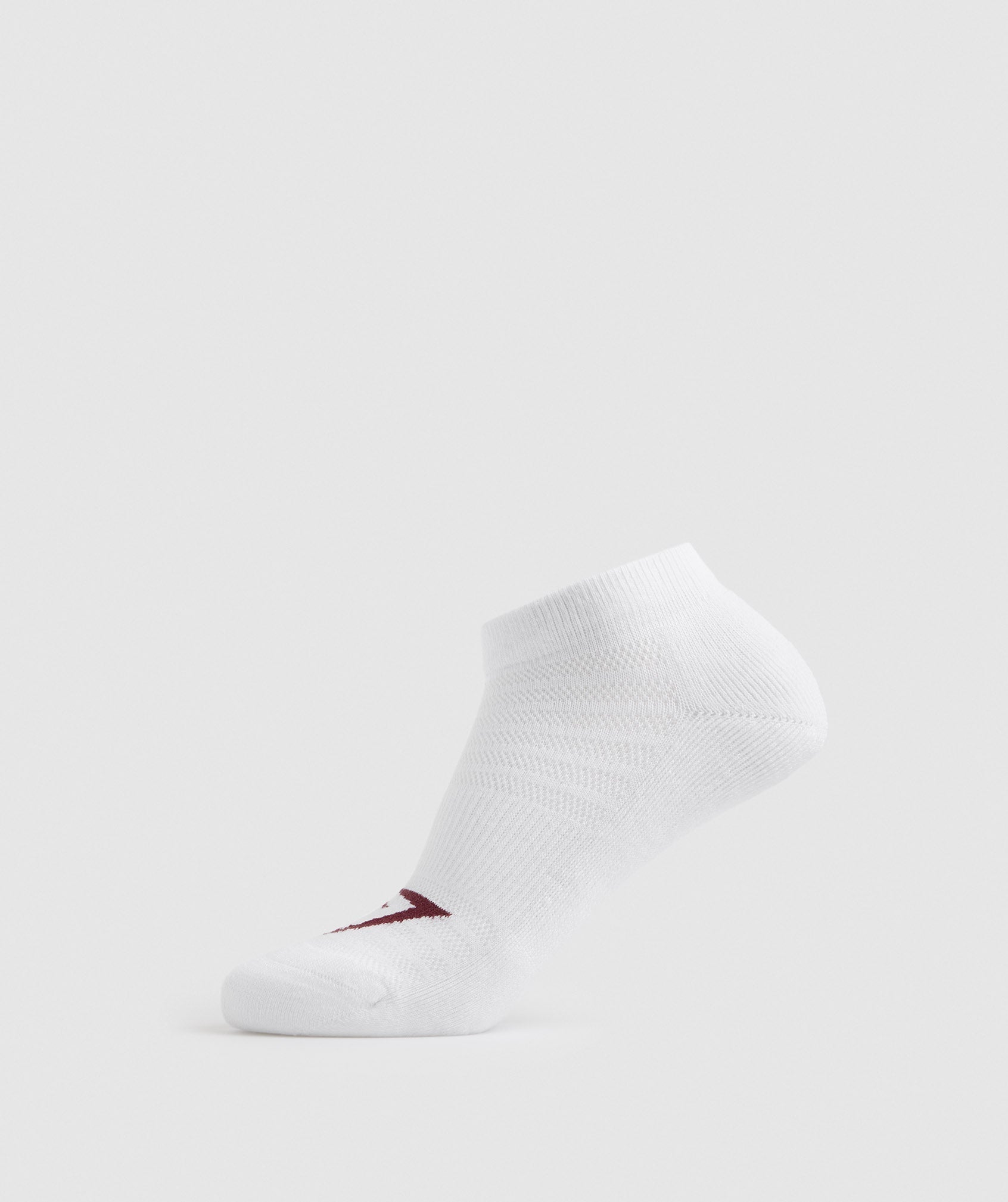 Trainer Socks 3pk in Baked Maroon/Sweet Pink/White