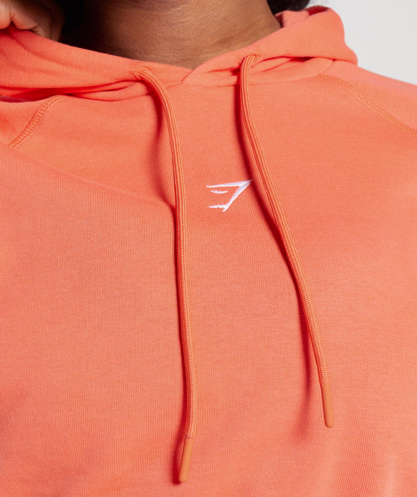 Training Cropped Hoodie in Aerospace Orange - view 3