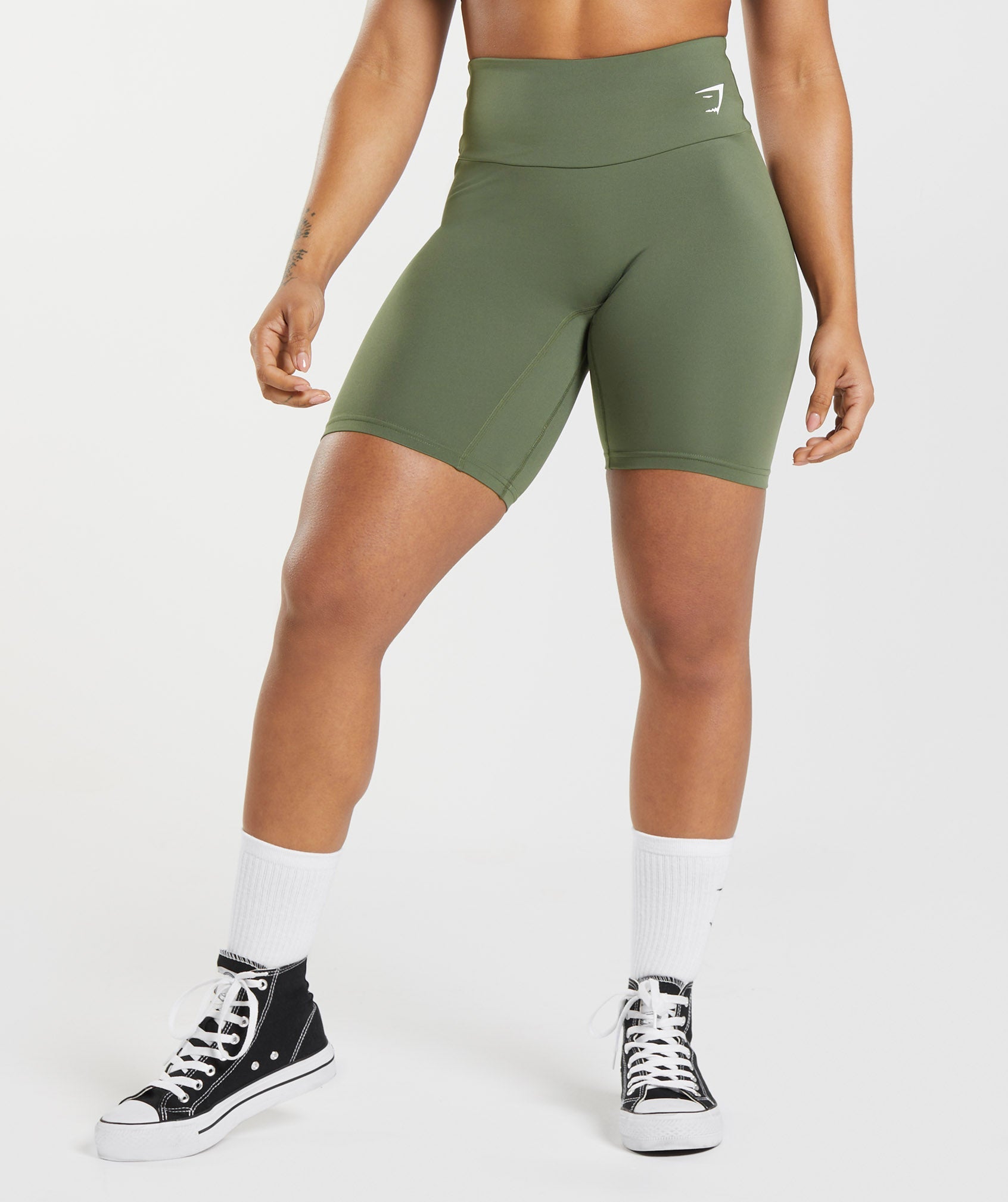 Training Cycling Shorts in Core Olive - view 1