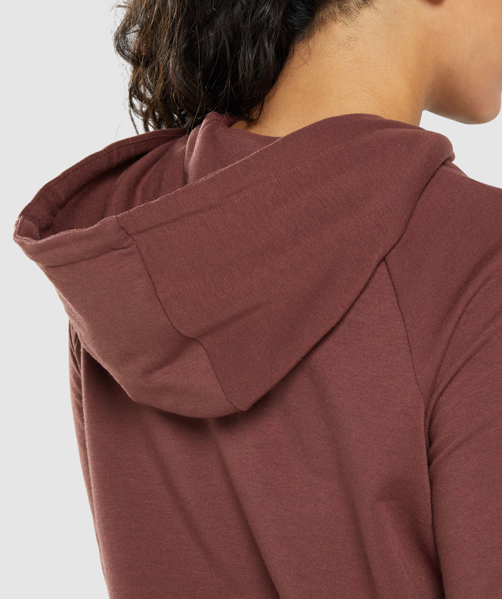 Training Hoodie in Cherry Brown - view 5