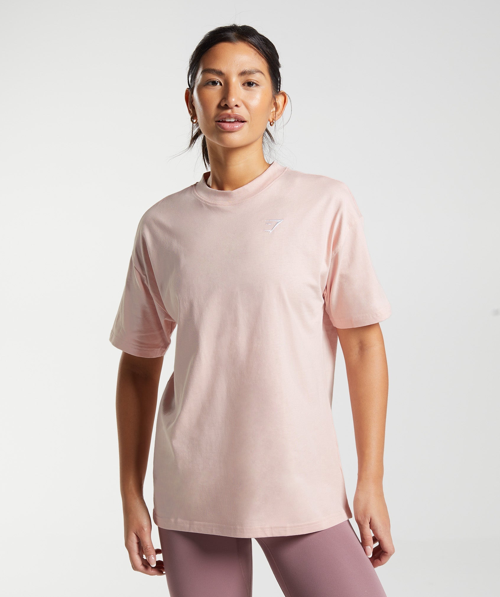 Training Oversized T-Shirt in Misty Pink