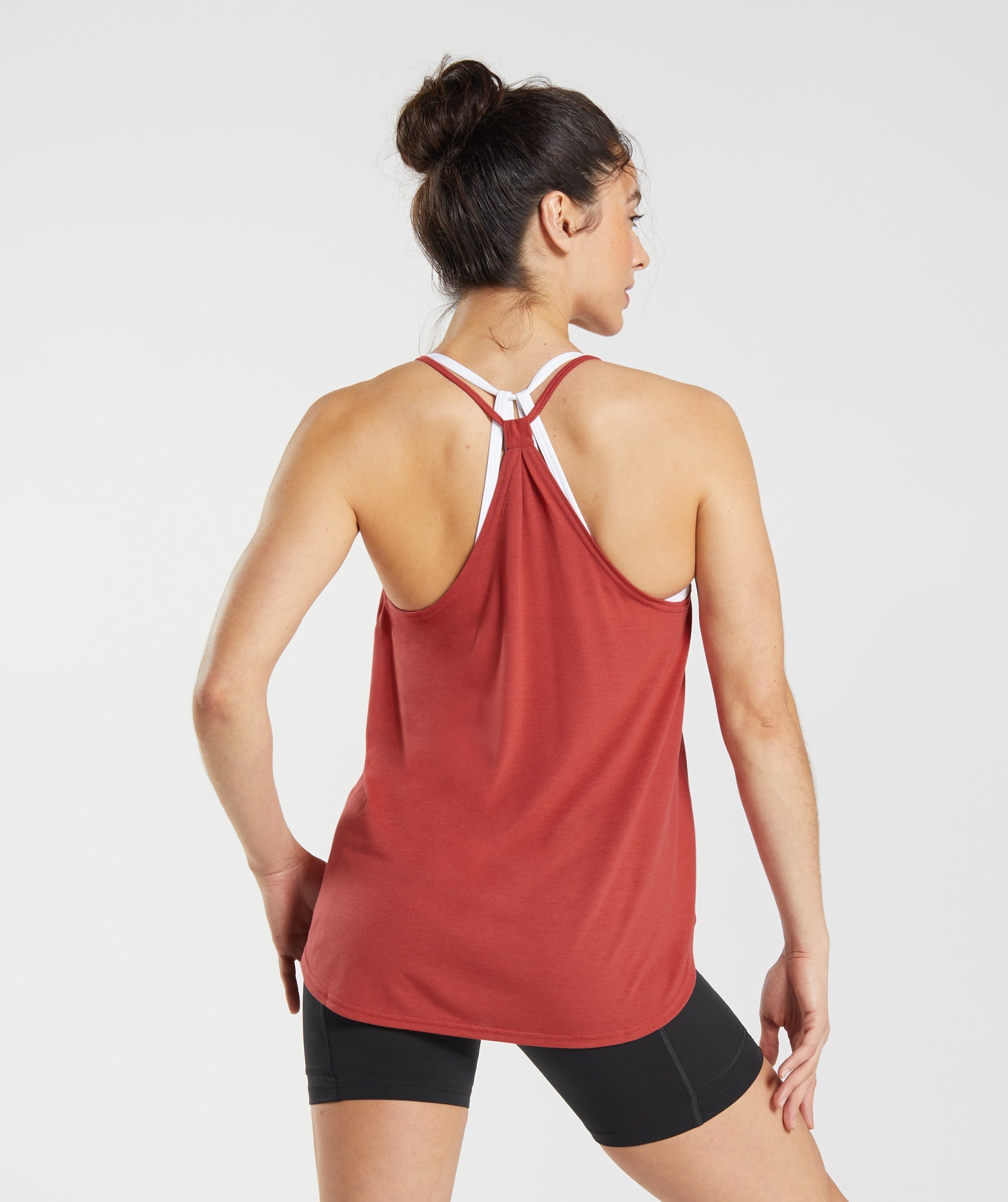 Super Soft Tank in Sundried Red - view 2