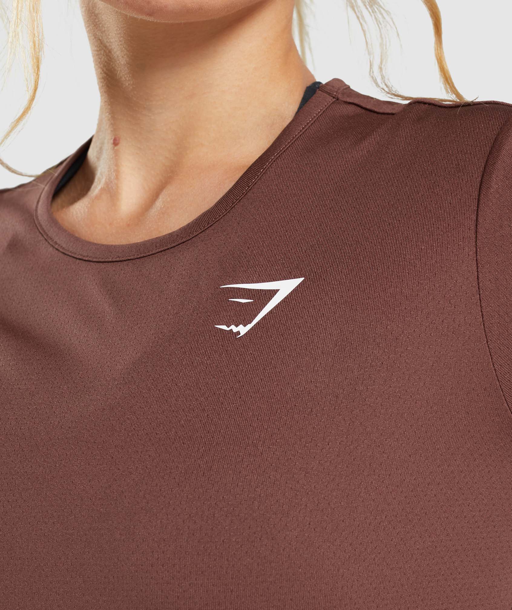 Training Long Sleeve Top in Cherry Brown - view 5