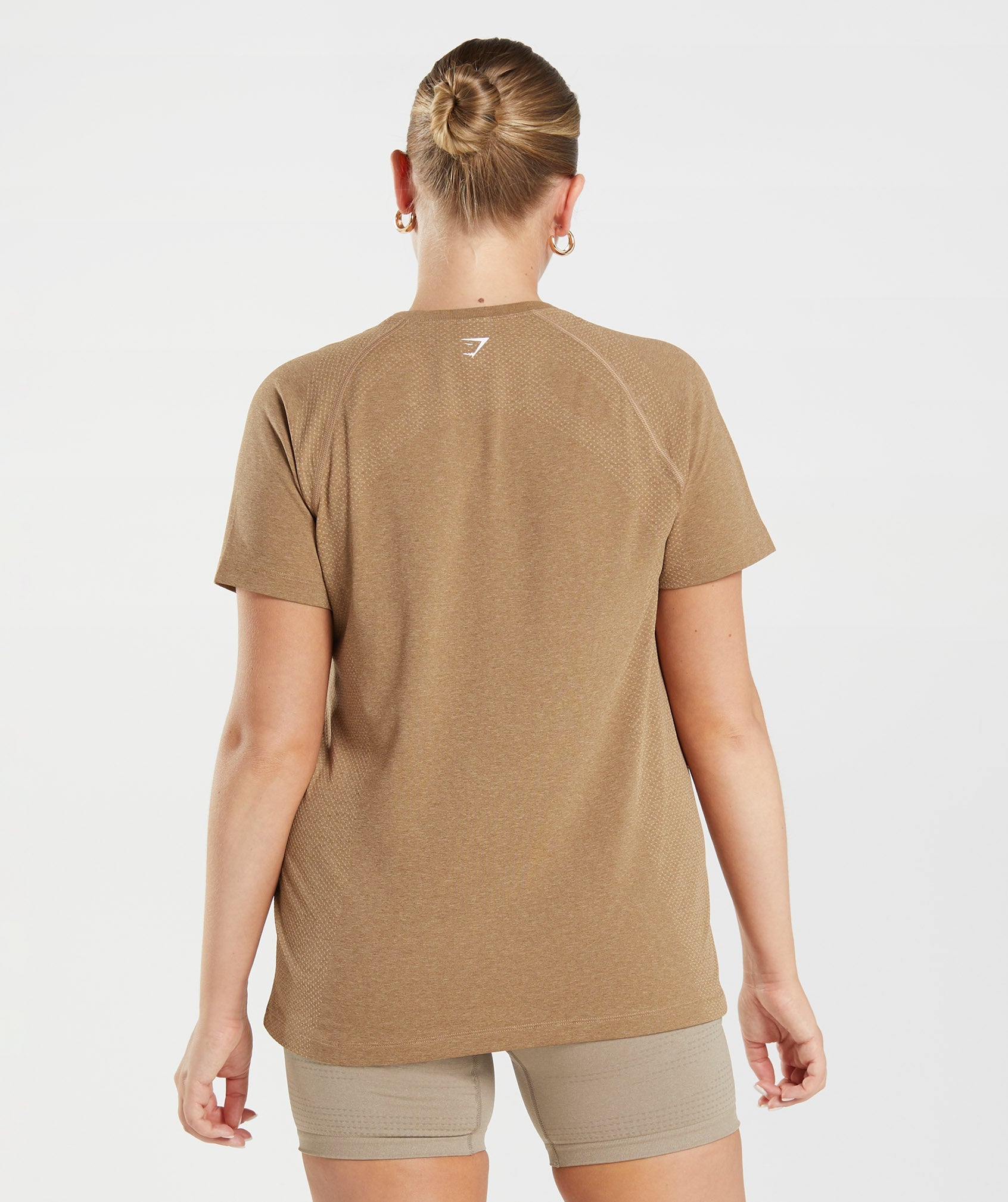 Vital Seamless 2.0 Light T-Shirt  in Fawn Marl - view 2