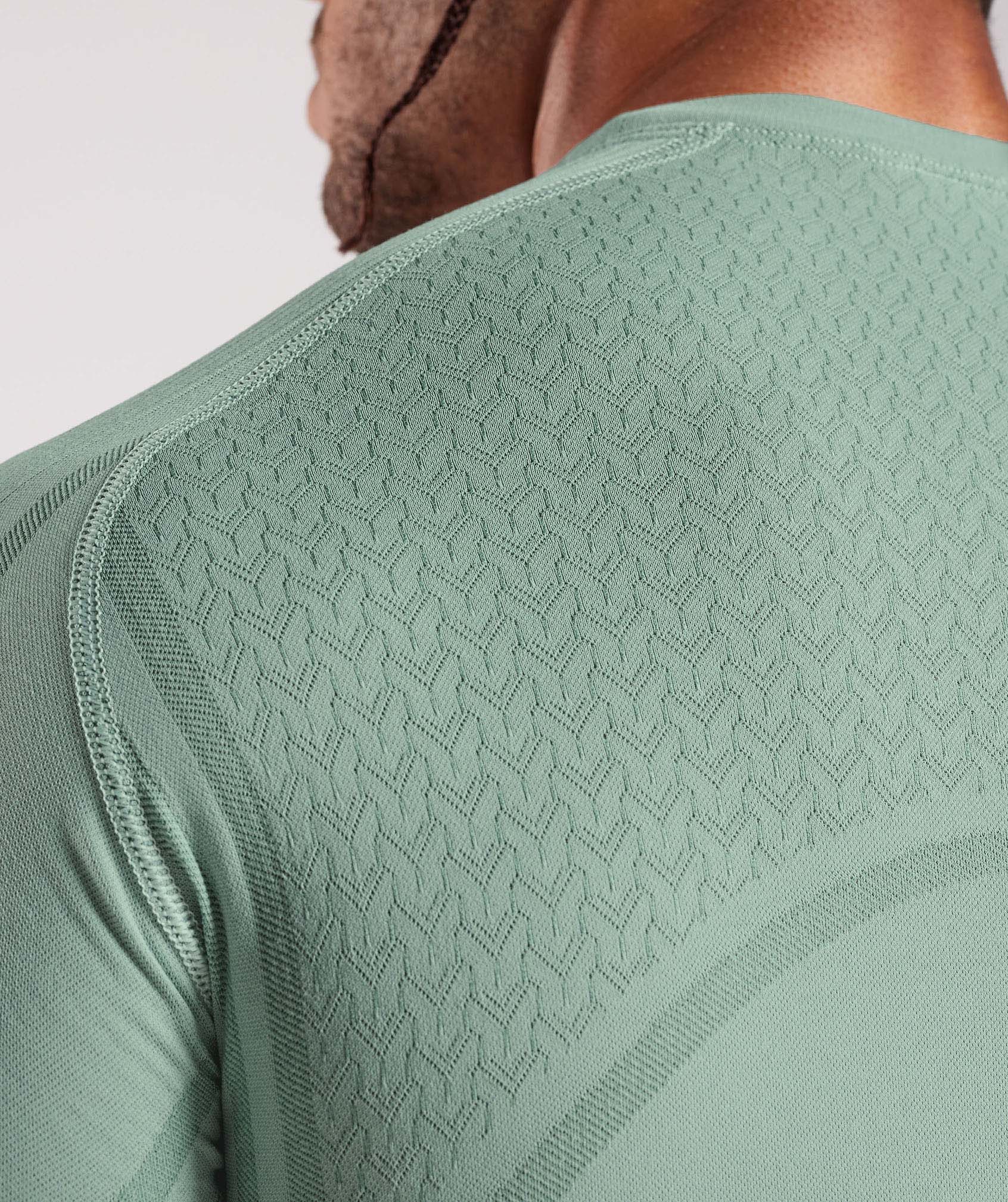 315 Seamless T-Shirt in Frost Teal/Ink Teal - view 5