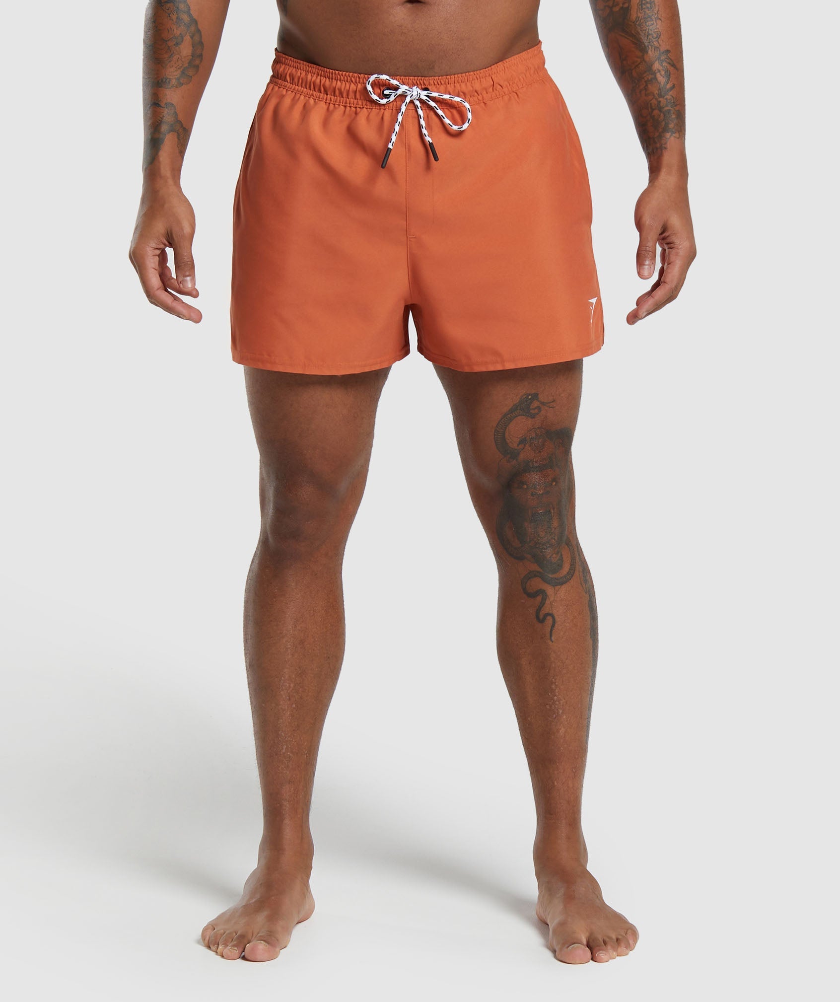 3" Swim Shorts in Muted Orange