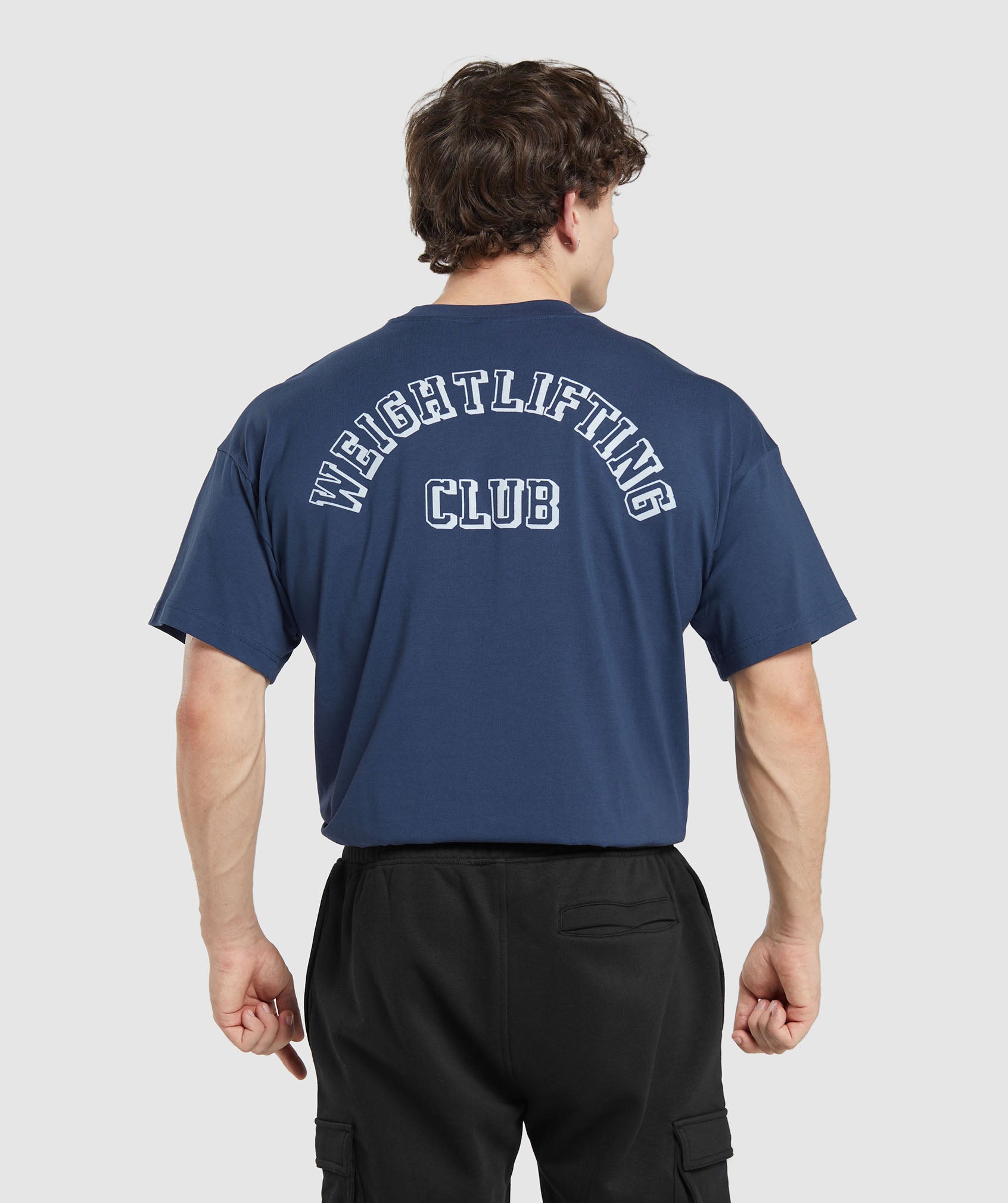 Weightlifting Club T-Shirt in Ash Blue - view 3