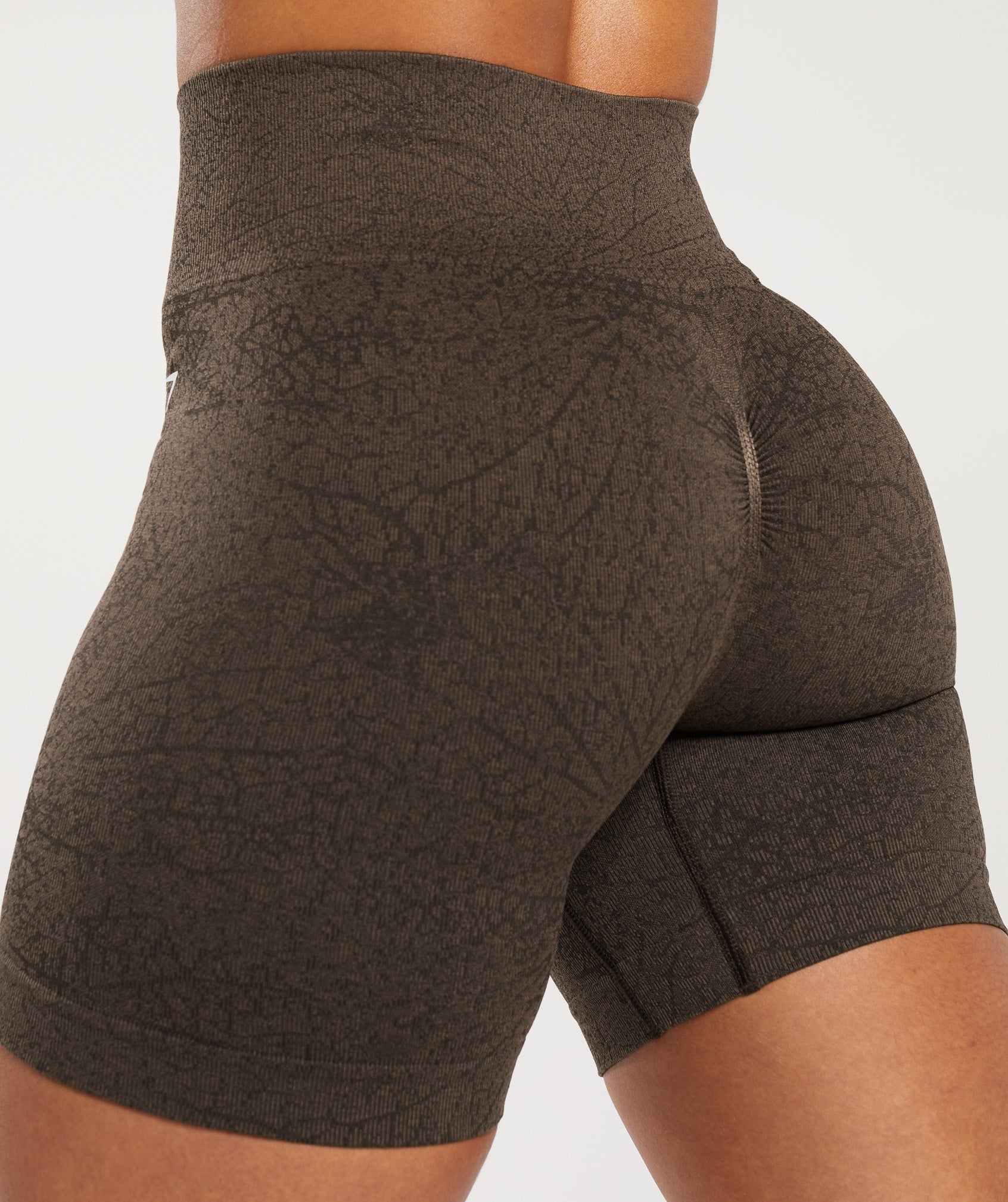 Adapt Pattern Seamless Shorts in Woodland Brown/Soul Brown - view 6