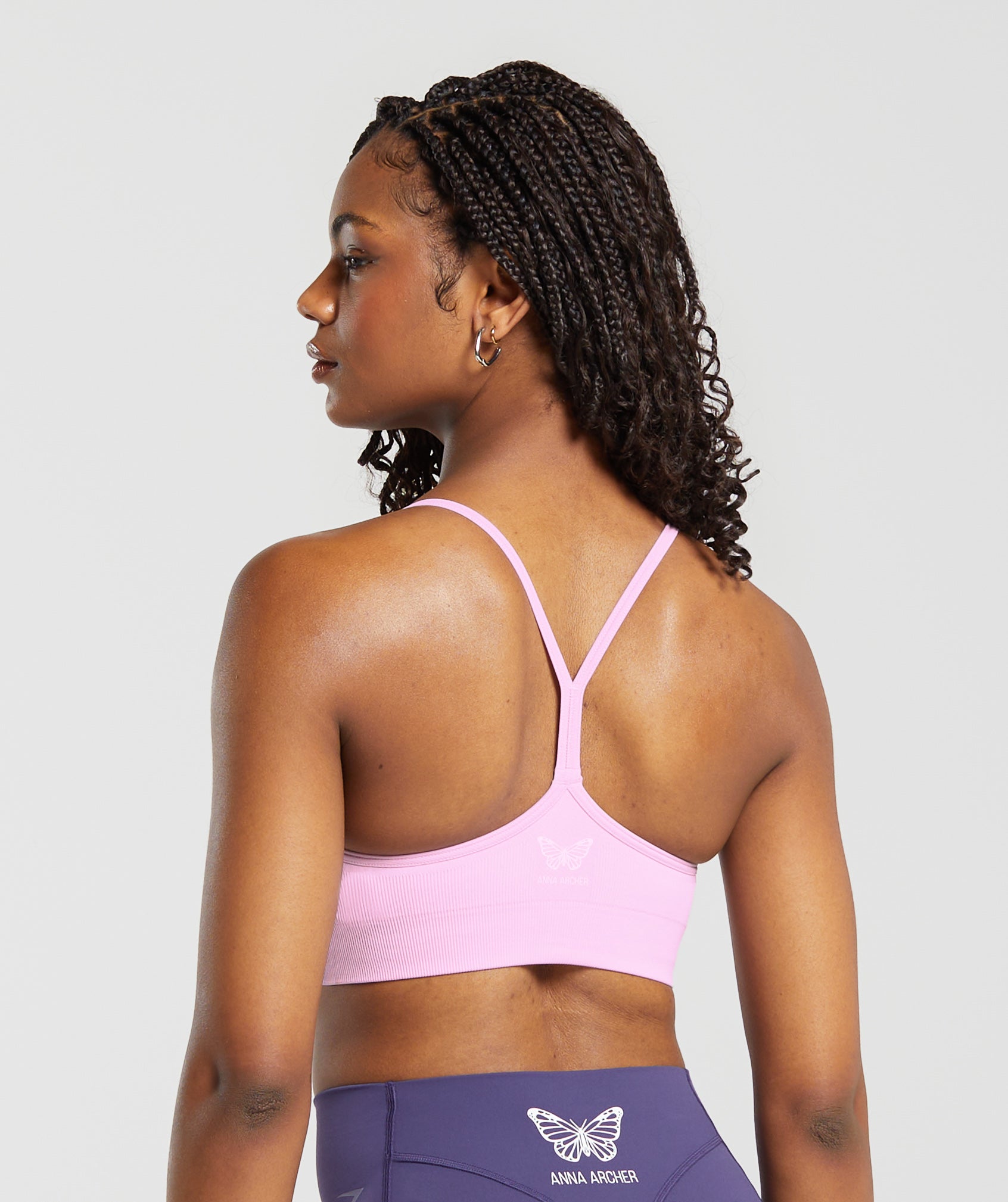 GS x Anna Sports Bra in Lilac Pink - view 2