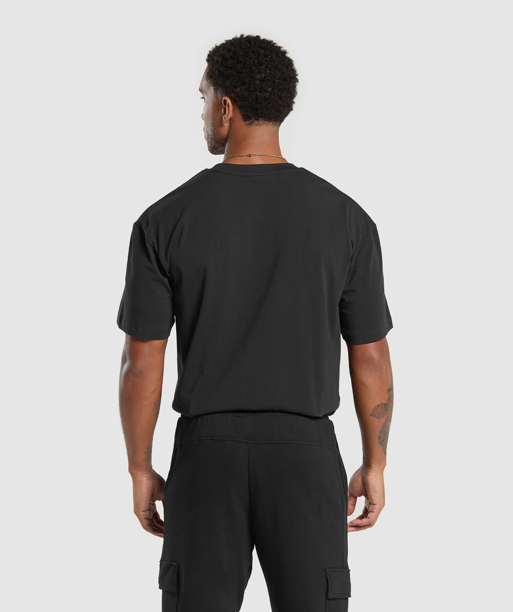 Apollo Oversized T-Shirt in Black - view 2